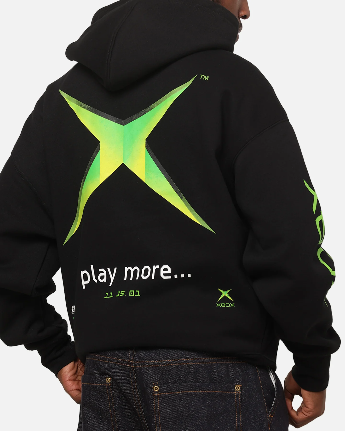 73Studio X Xbox 25th Anniversary 2001 Play More Zip Hoodie - Image 8