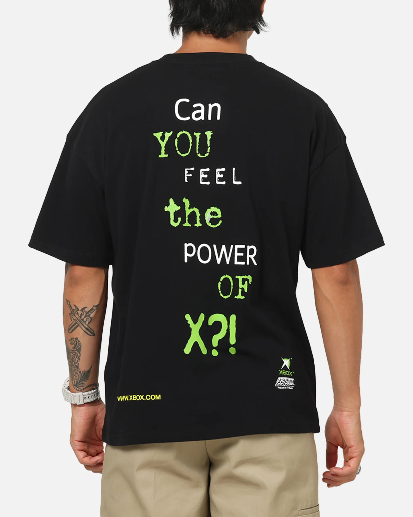 73Studio X Xbox 25th Anniversary Power Of X T-Shirt Black - Image 2