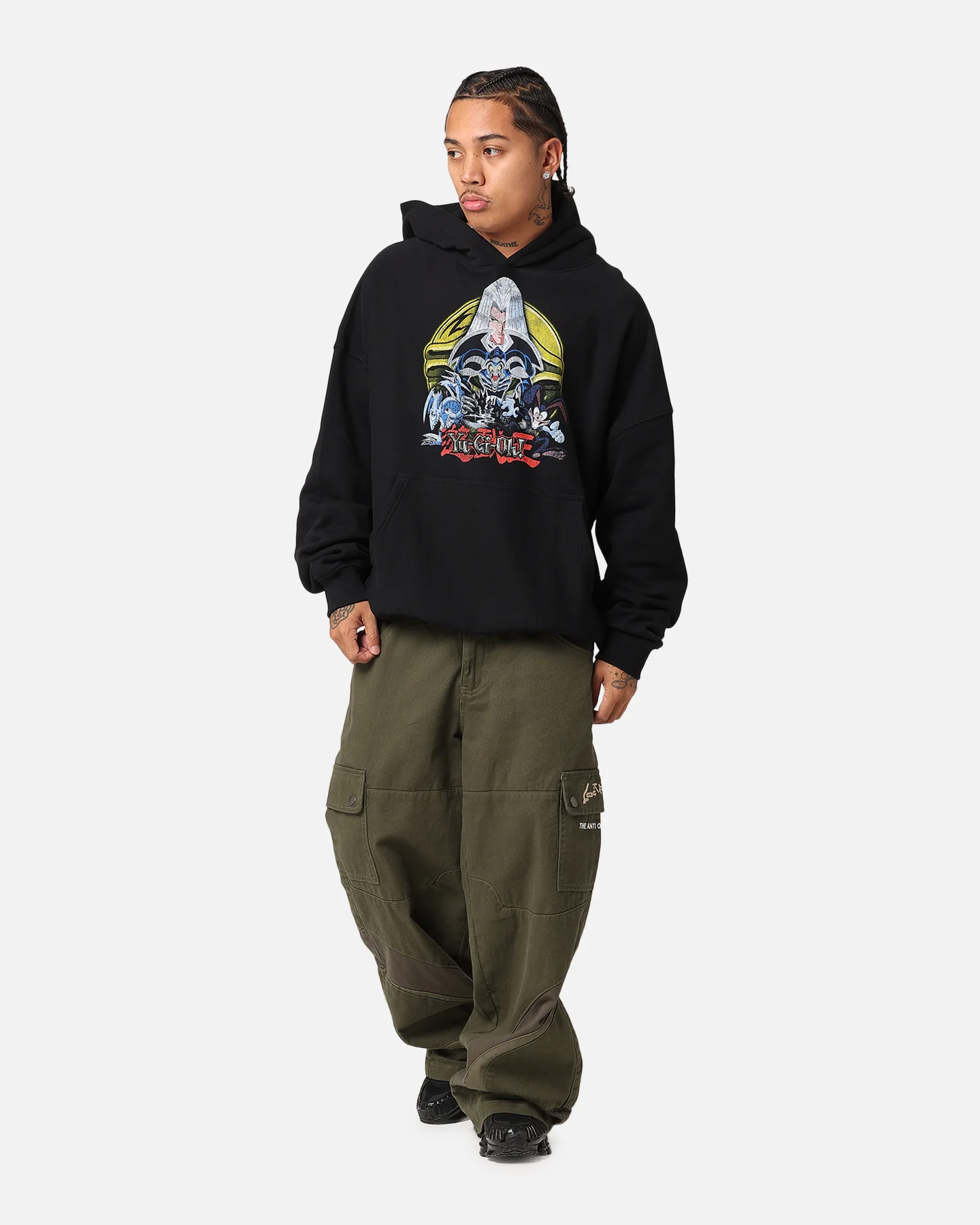 73Studio X Yu-Gi-Oh! Pegasus Premium Hoodie Black - Image 3