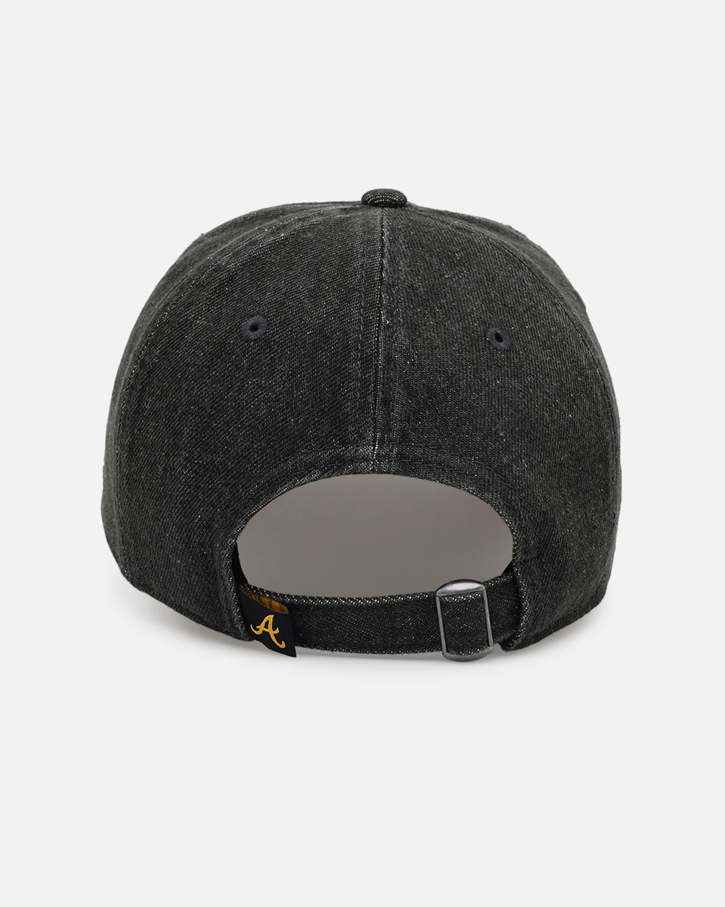 New Era Atlanta Braves 'Denim 2.0' 9FORTY A-Frame Strapback Black - Image 2