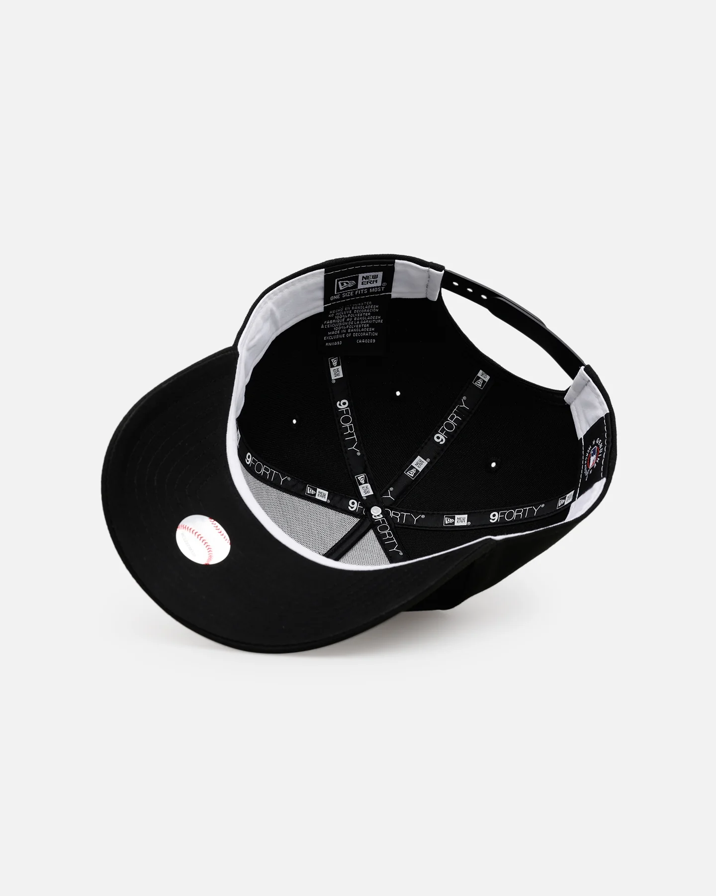 New Era Los Angeles Dodgers 'Easy Black' 9FORTY A-Frame Snapback Black/Black - Image 6