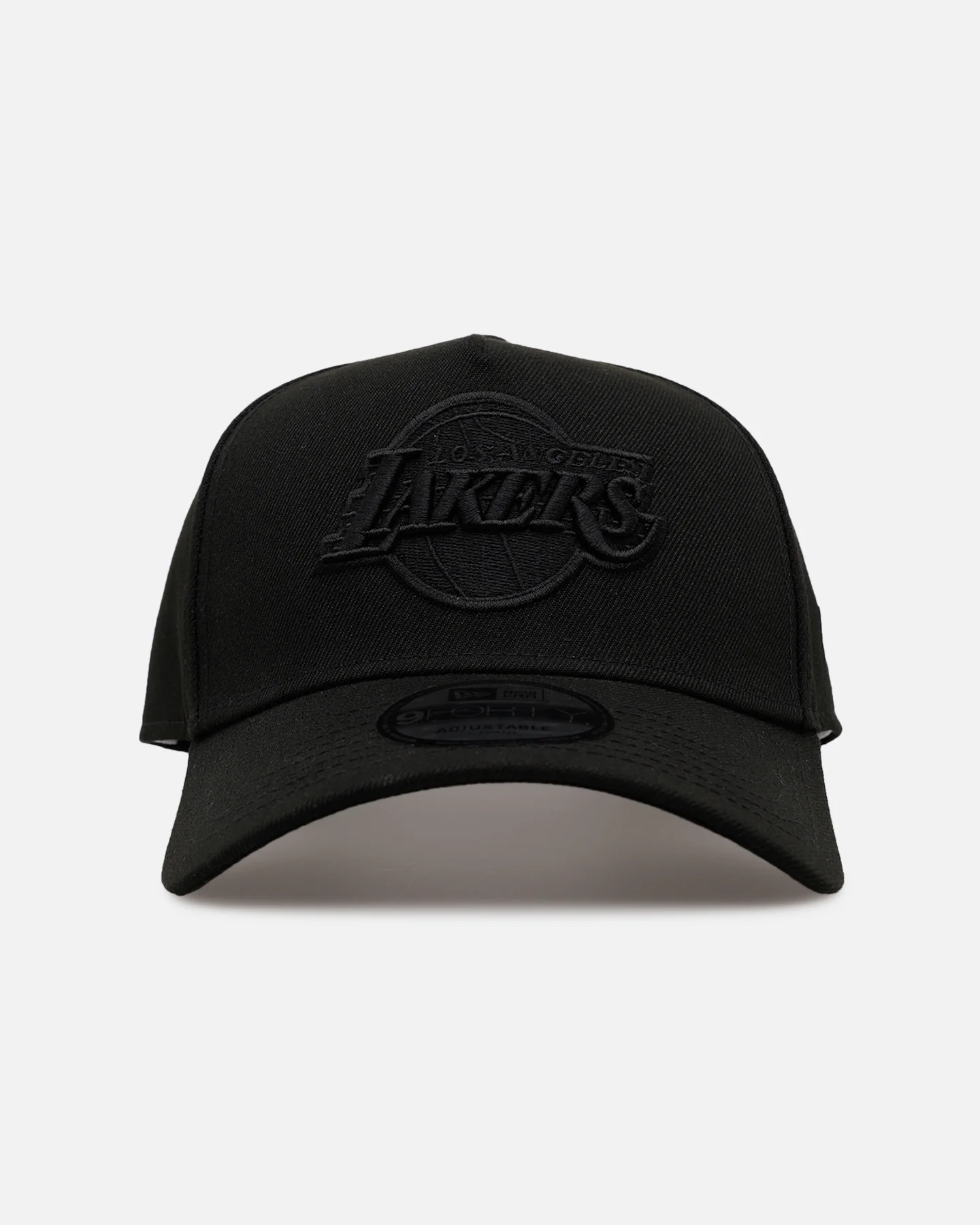 New Era Los Angeles Lakers 'Easy Black' 9FORTY A-Frame Snapback Black/Black