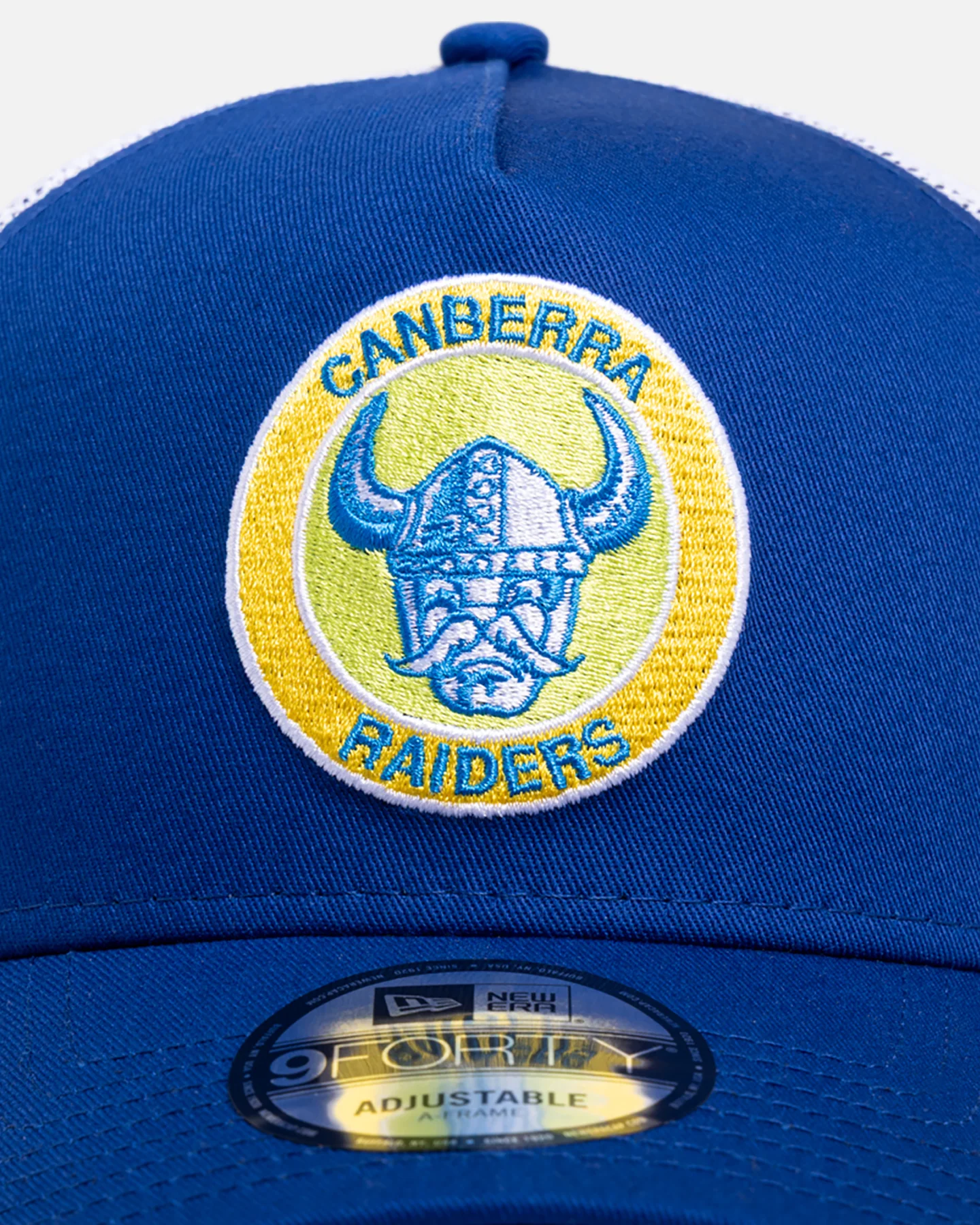 New Era Canberra Raiders 'NRL 26 Retro Trucker' 9FORTY A-Frame Snapback Original Team Colours - Image 5