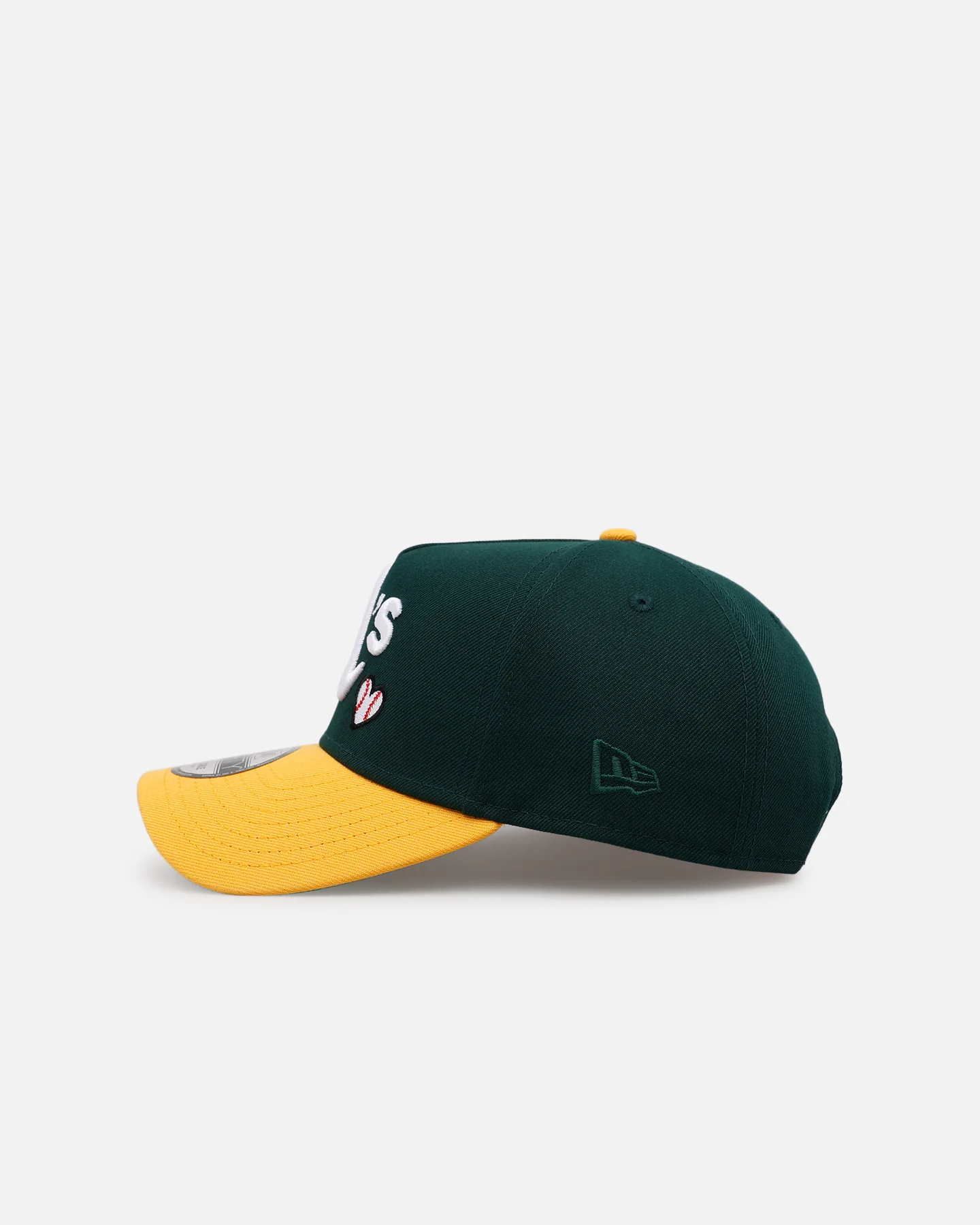 New Era Oakland Athletics 'Baseball Hearts' 9FORTY A-Frame Snapback Official Team Color - Image 4