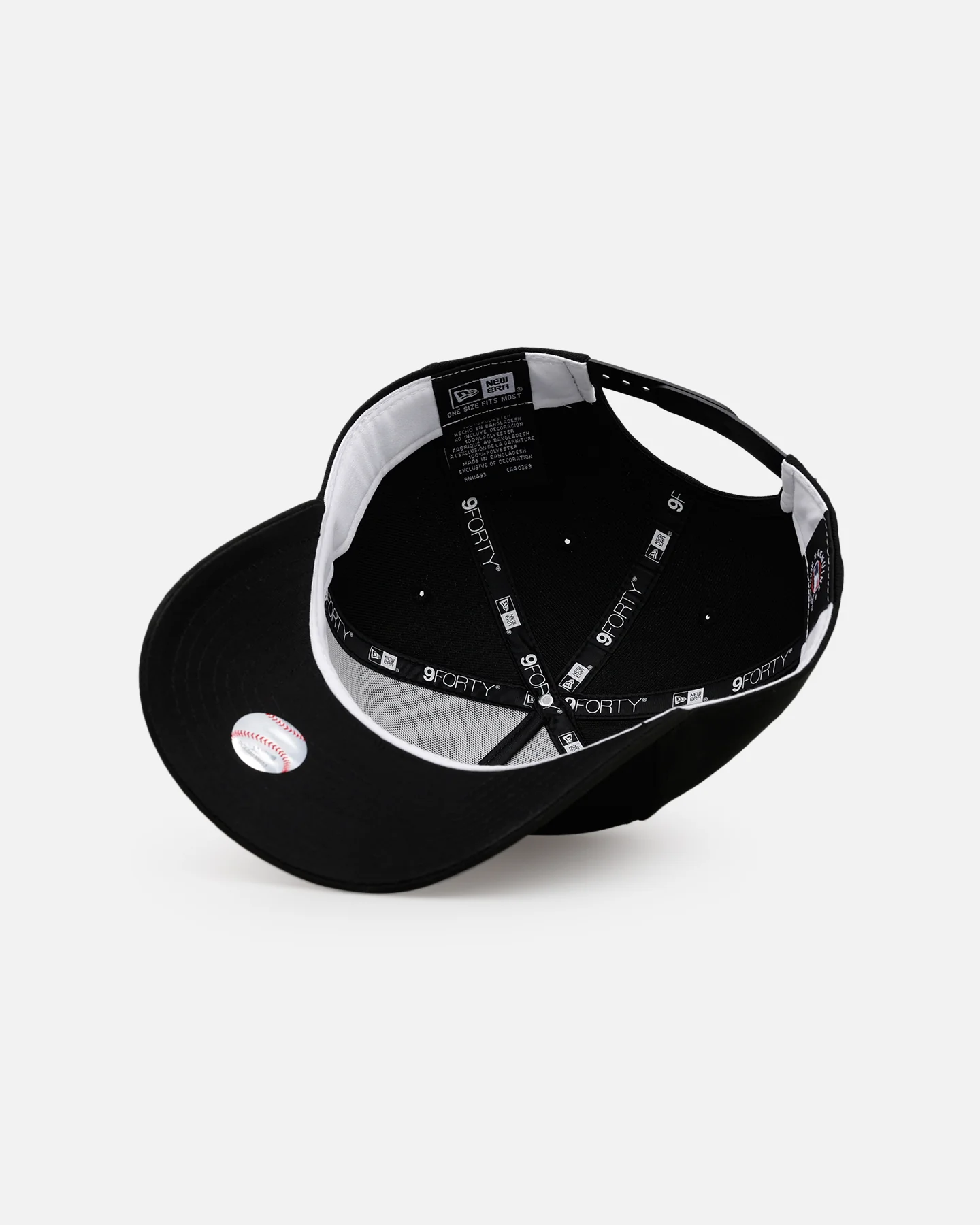 New Era Philadelphia Phillies 'Easy Black' 9FORTY A-Frame Snapback Black/Black - Image 6