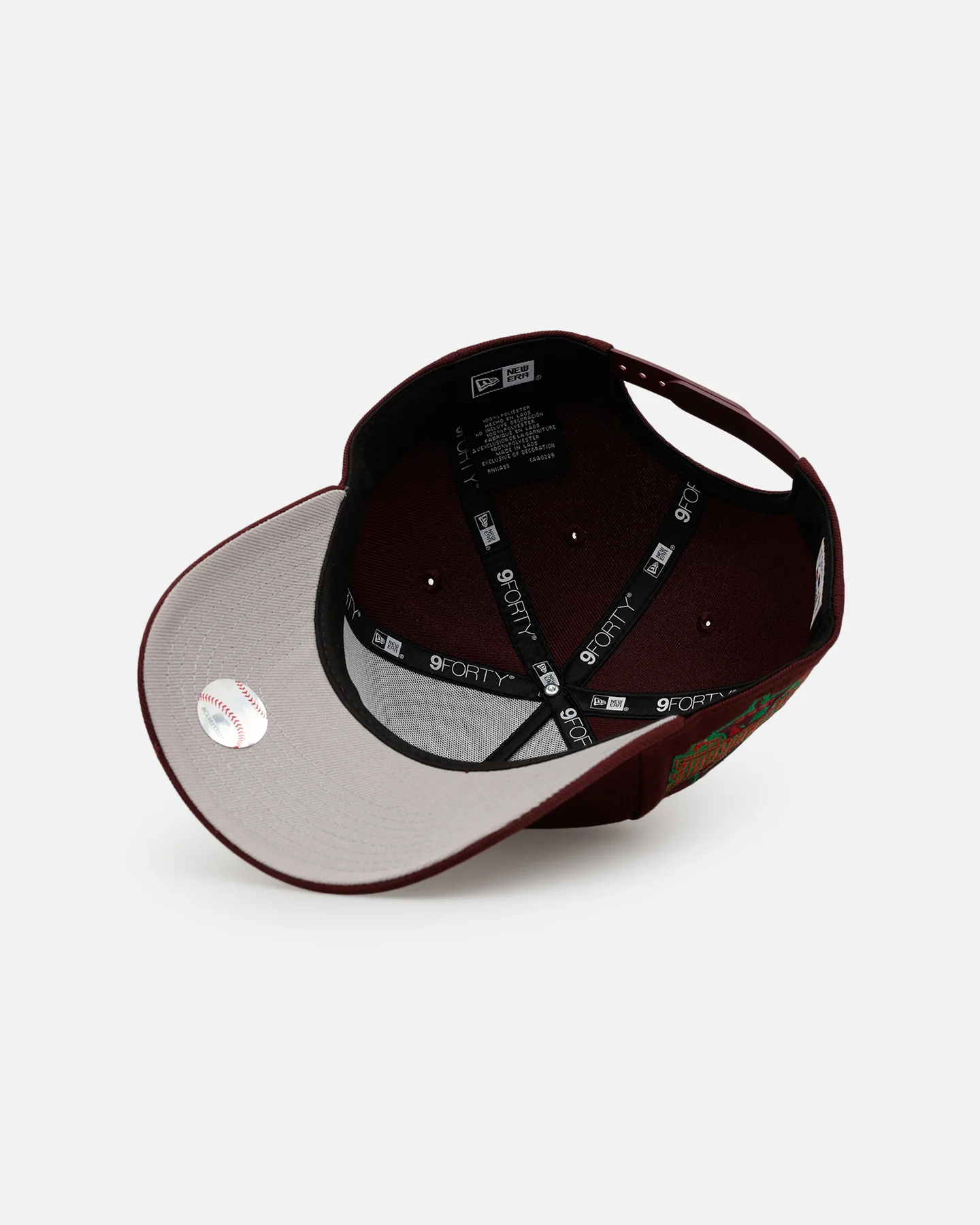 New Era Philadelphia Phillies 'Frosted Burgundy' 9FORTY A-Frame Snapback Burgundy - Image 6
