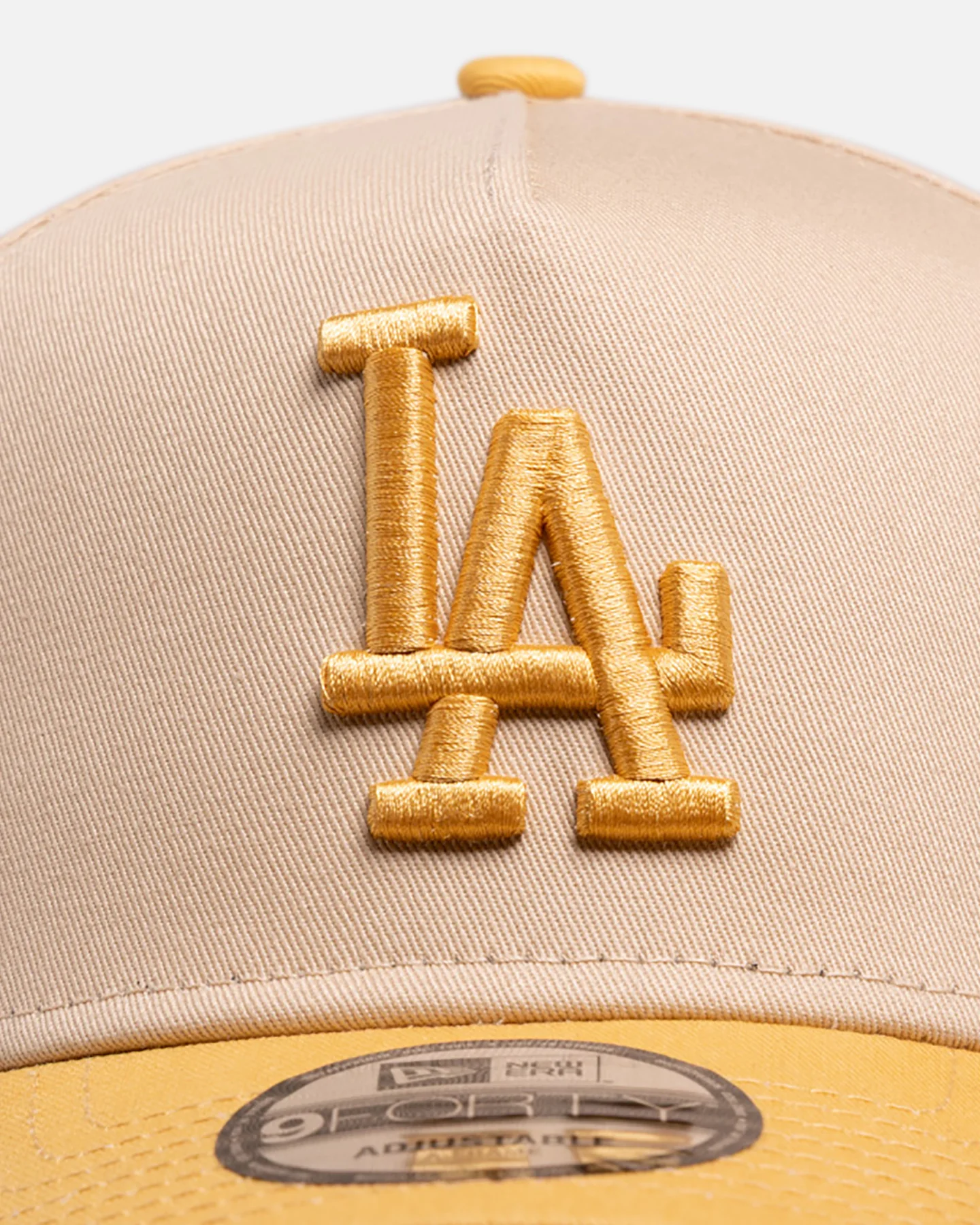 New Era Los Angeles Dodgers 'Pastel' 9FORTY A-Frame Snapback Pastel Yellow - Image 5