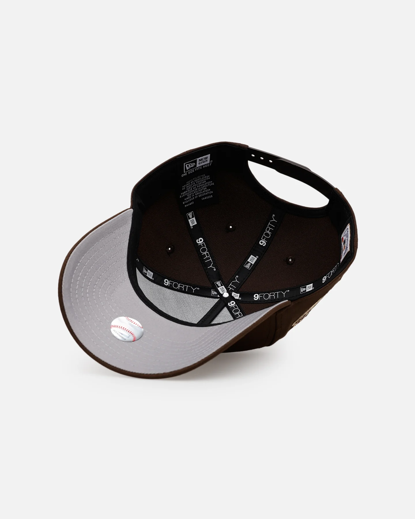 New Era San Diego Padres 'Stay Classy' 9FORTY A-Frame Snapback Walnut - Image 6