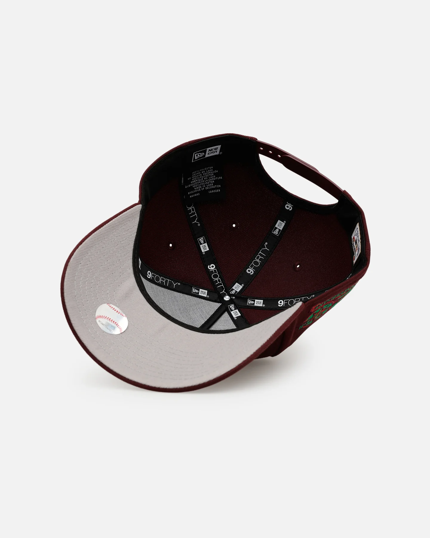 New Era Seattle Mariners 'Frosted Burgundy' 9FORTY A-Frame Snapback Burgundy - Image 6