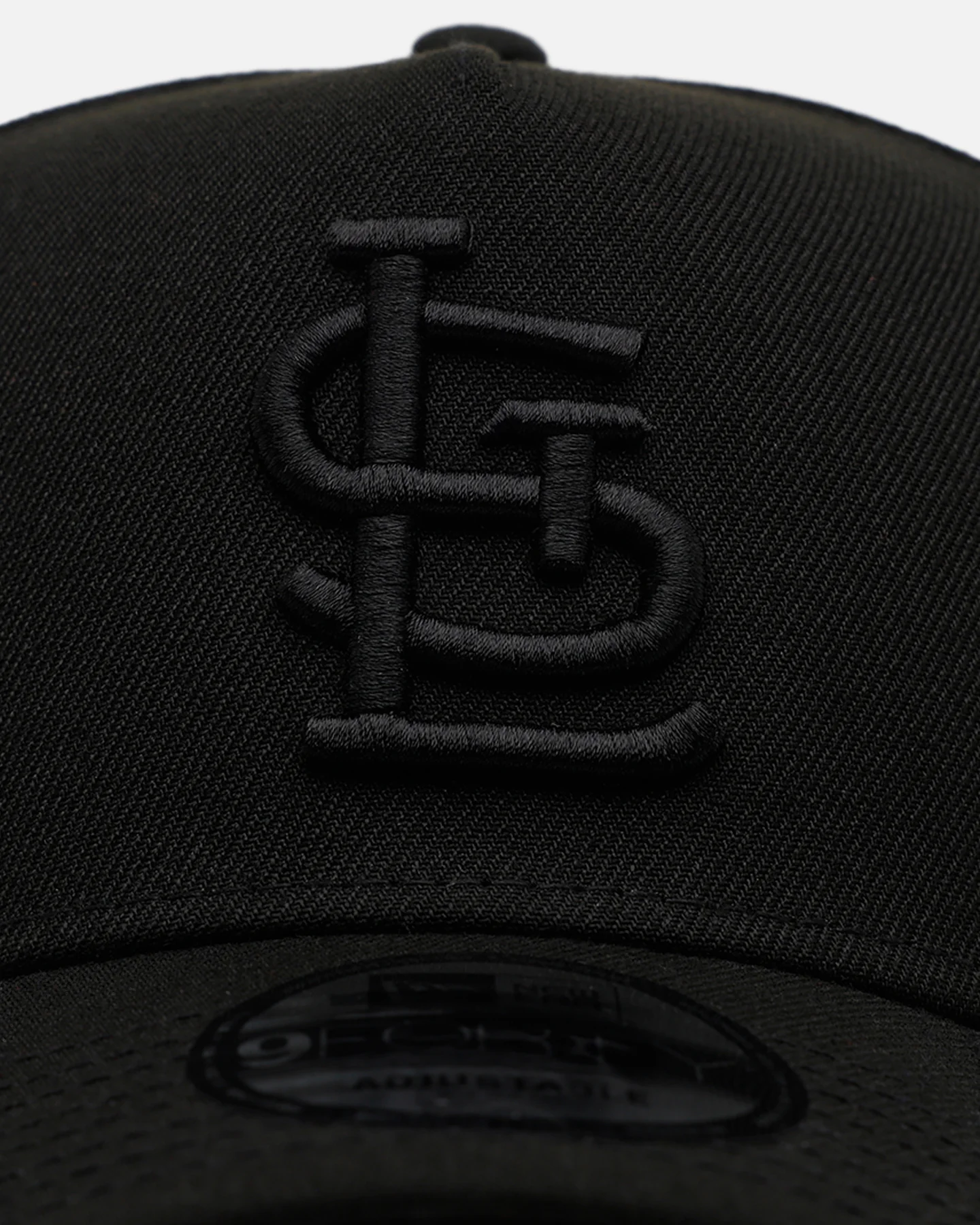 New Era St. Louis Cardinals 'Easy Black' 9FORTY A-Frame Snapback Black/Black - Image 5