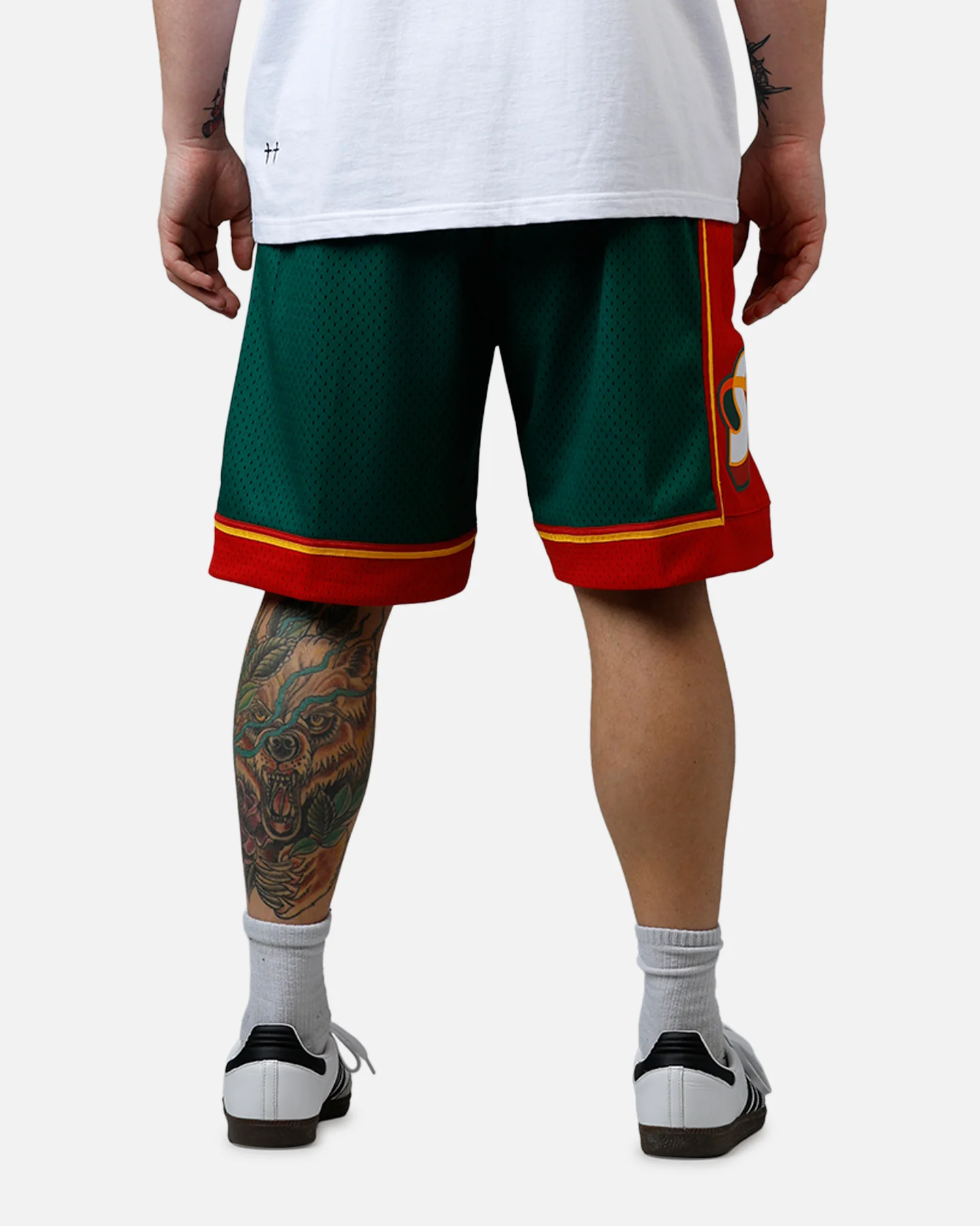 Mitchell & Ness Seattle SuperSonics 95-96' Swingman Shorts Green - Image 5