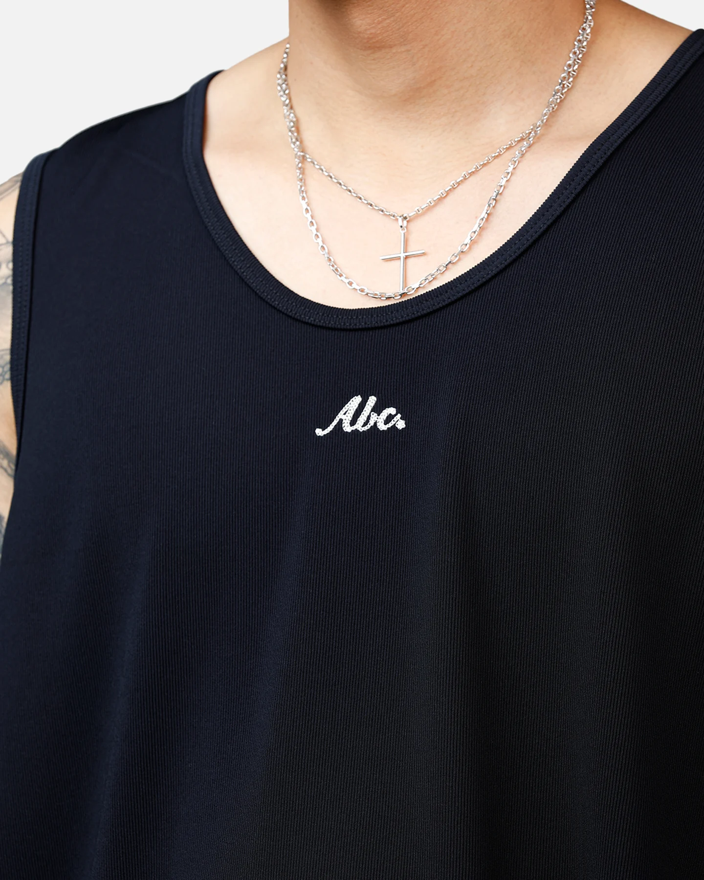 ABC Fancy Jersey Tank Black - Image 6