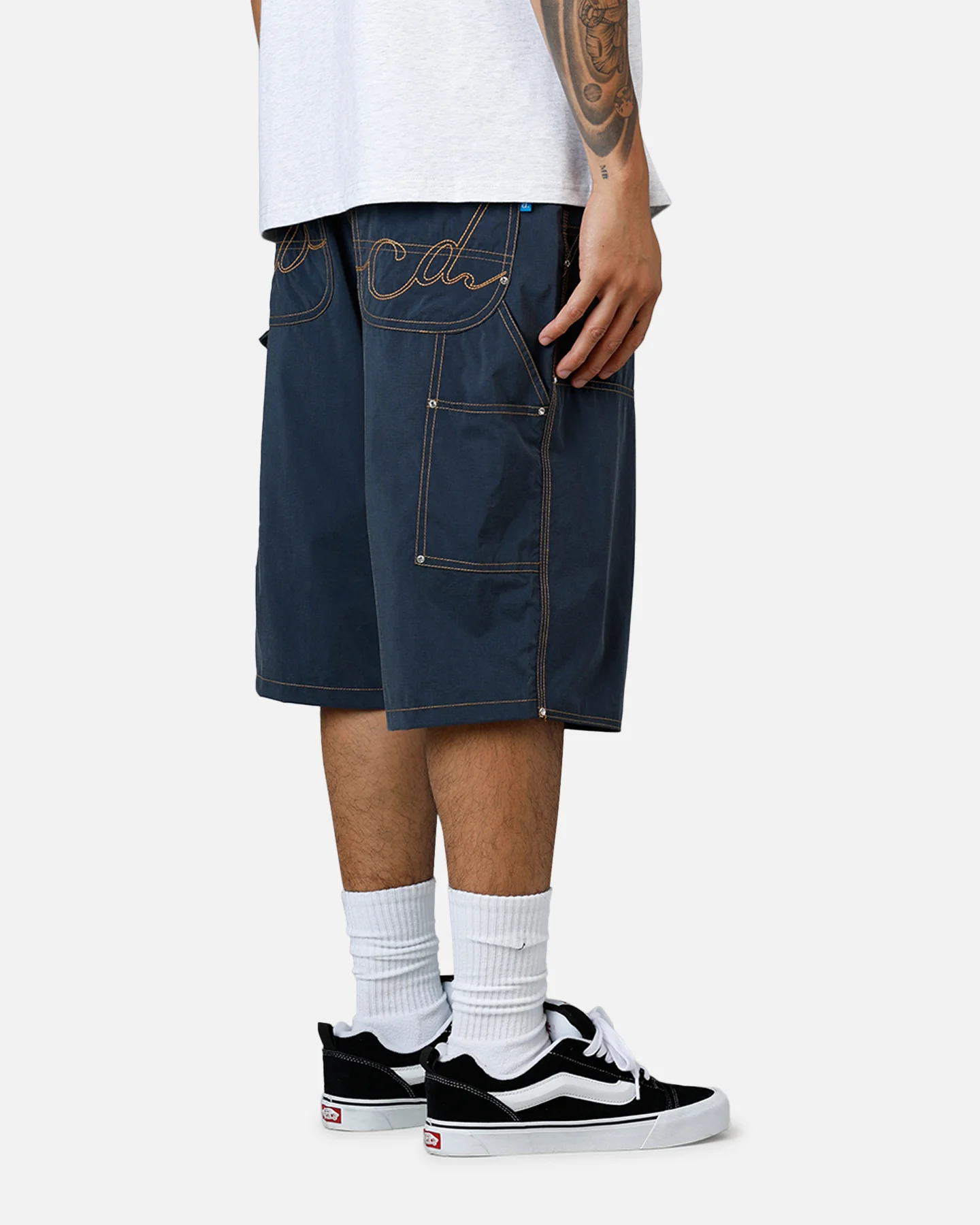 ABC Nylon Jorts Navy - Image 3