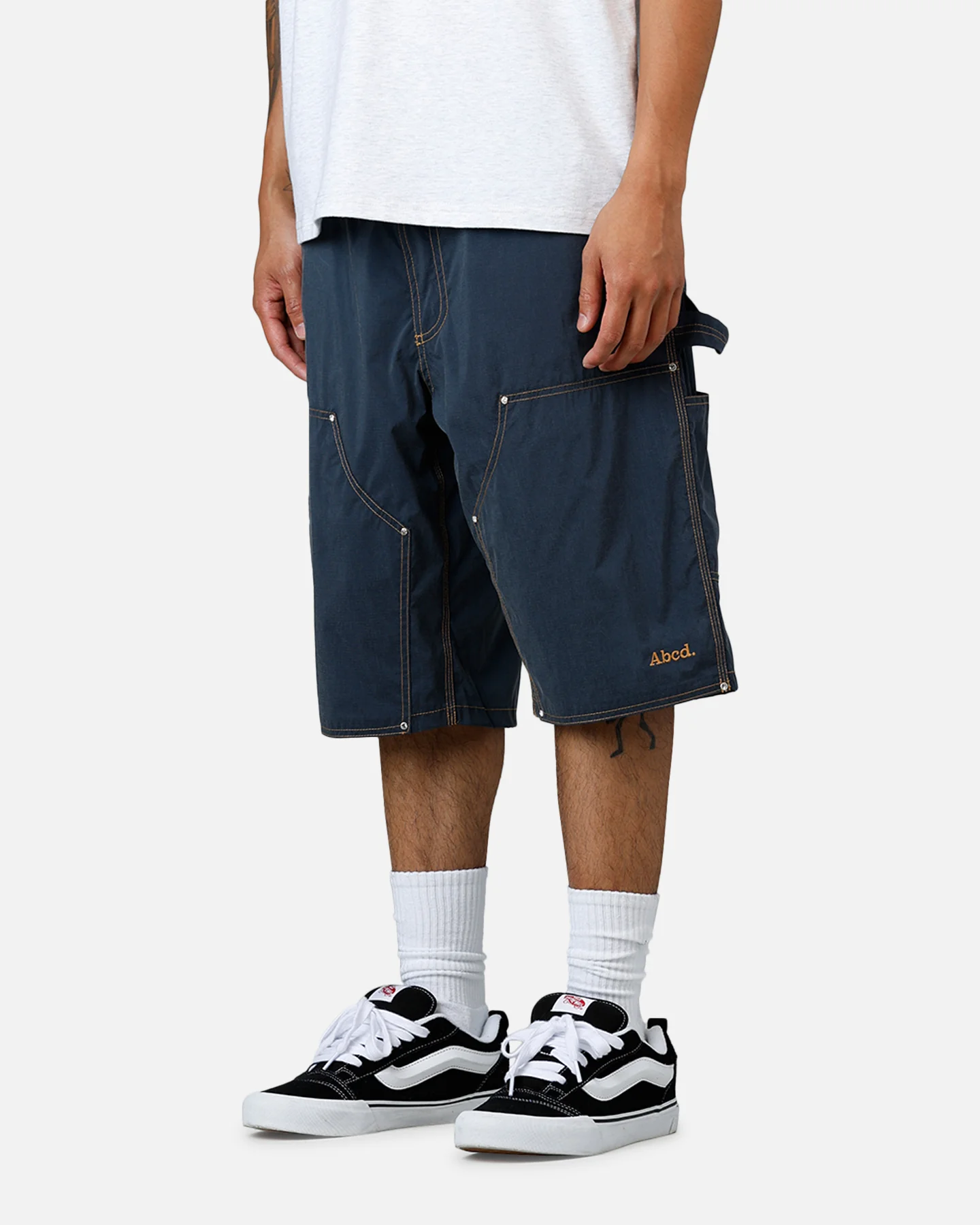 ABC Nylon Jorts Navy - Image 4