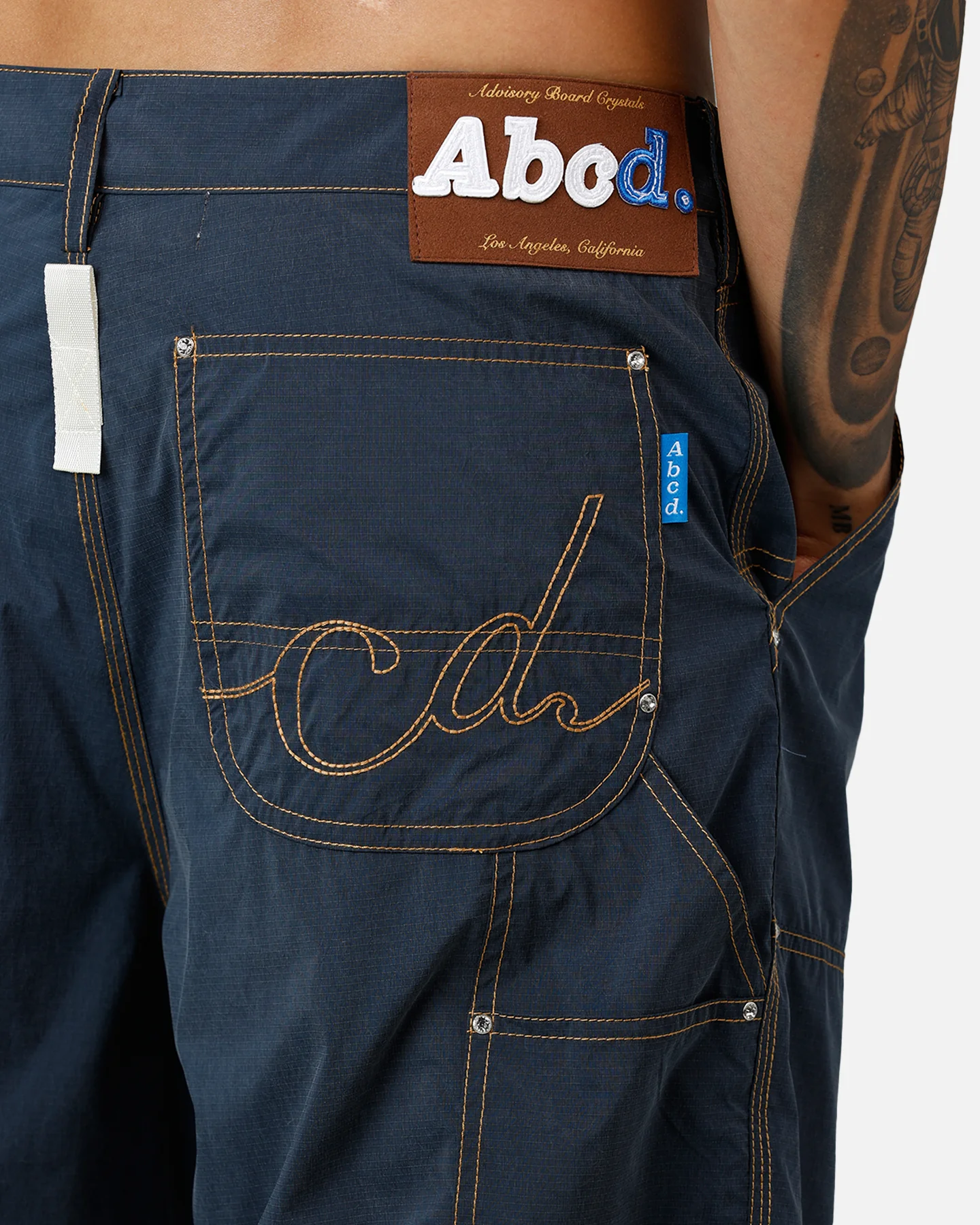 ABC Nylon Jorts Navy - Image 7