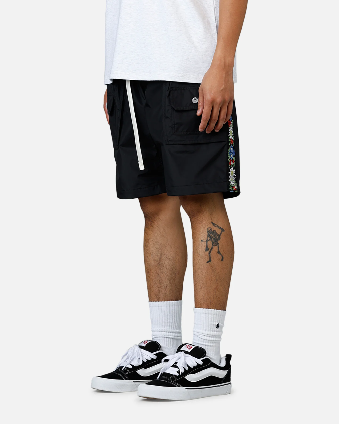 ABC Taffeta Spring Shorts Black - Image 4