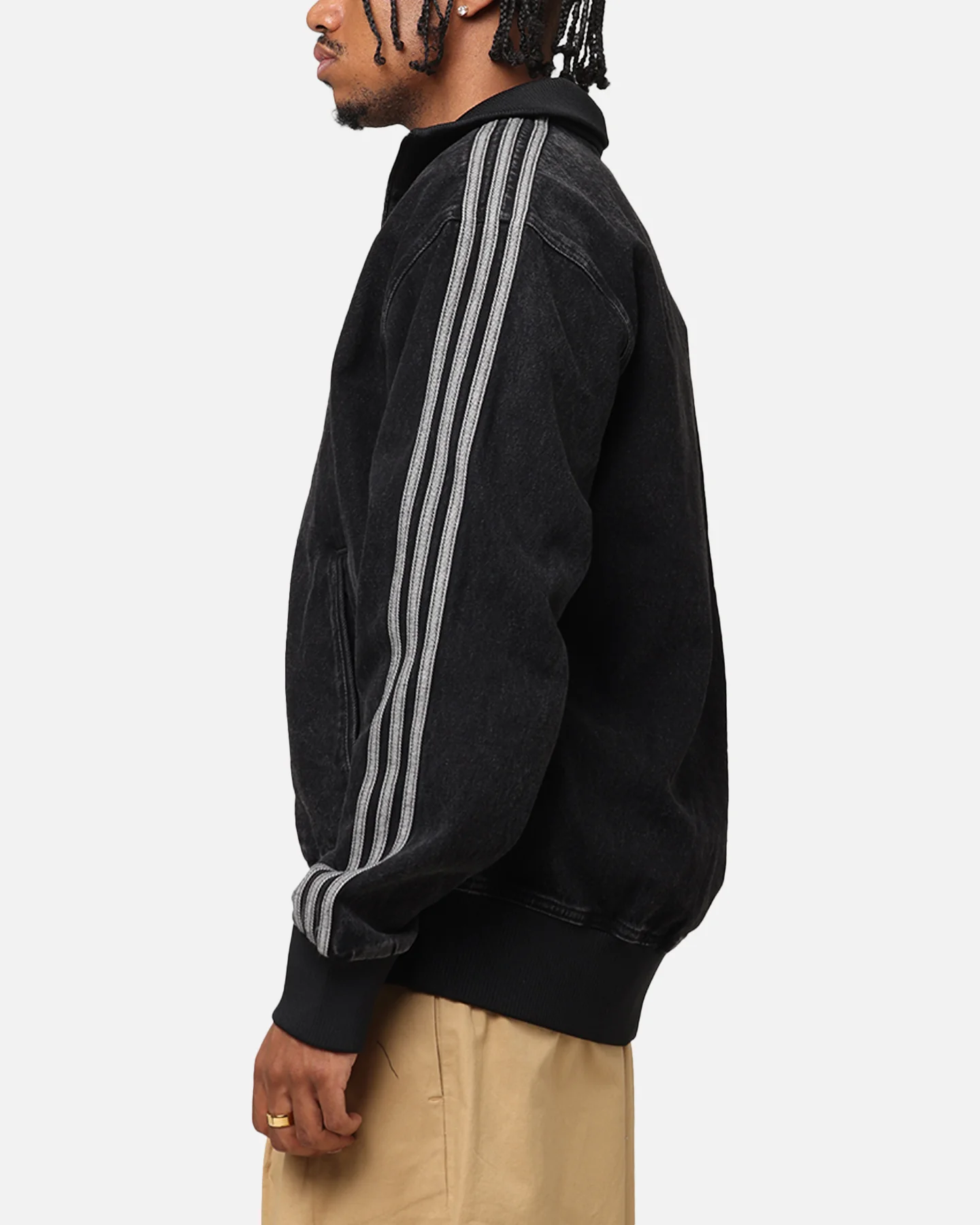 Adidas Adicolor Denim Firebird Track Jacket True Black - Image 5