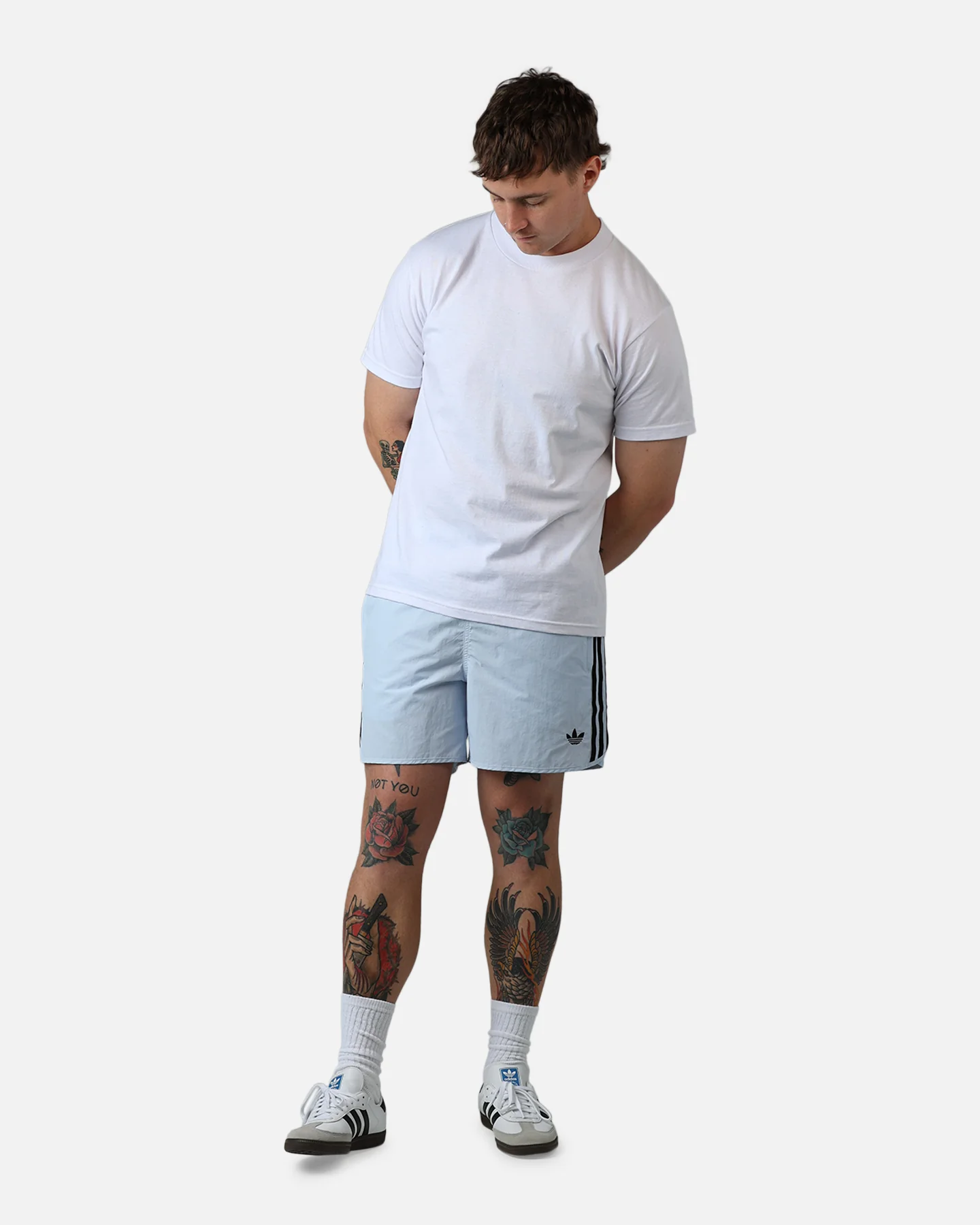 Adidas Adicolour Classic Sprinter Shorts Light Blue - Image 2