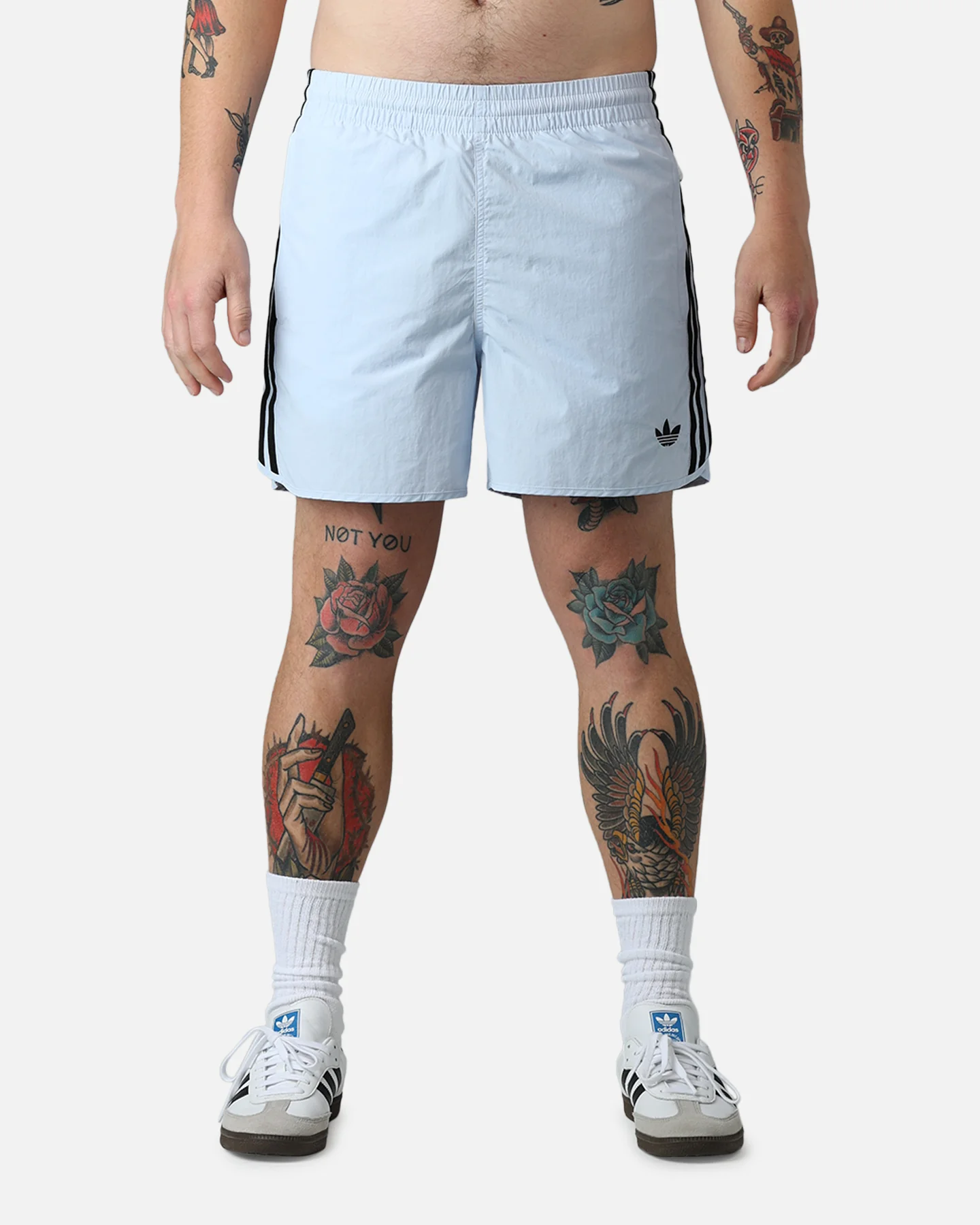 Adidas Adicolour Classic Sprinter Shorts Light Blue - Image 6