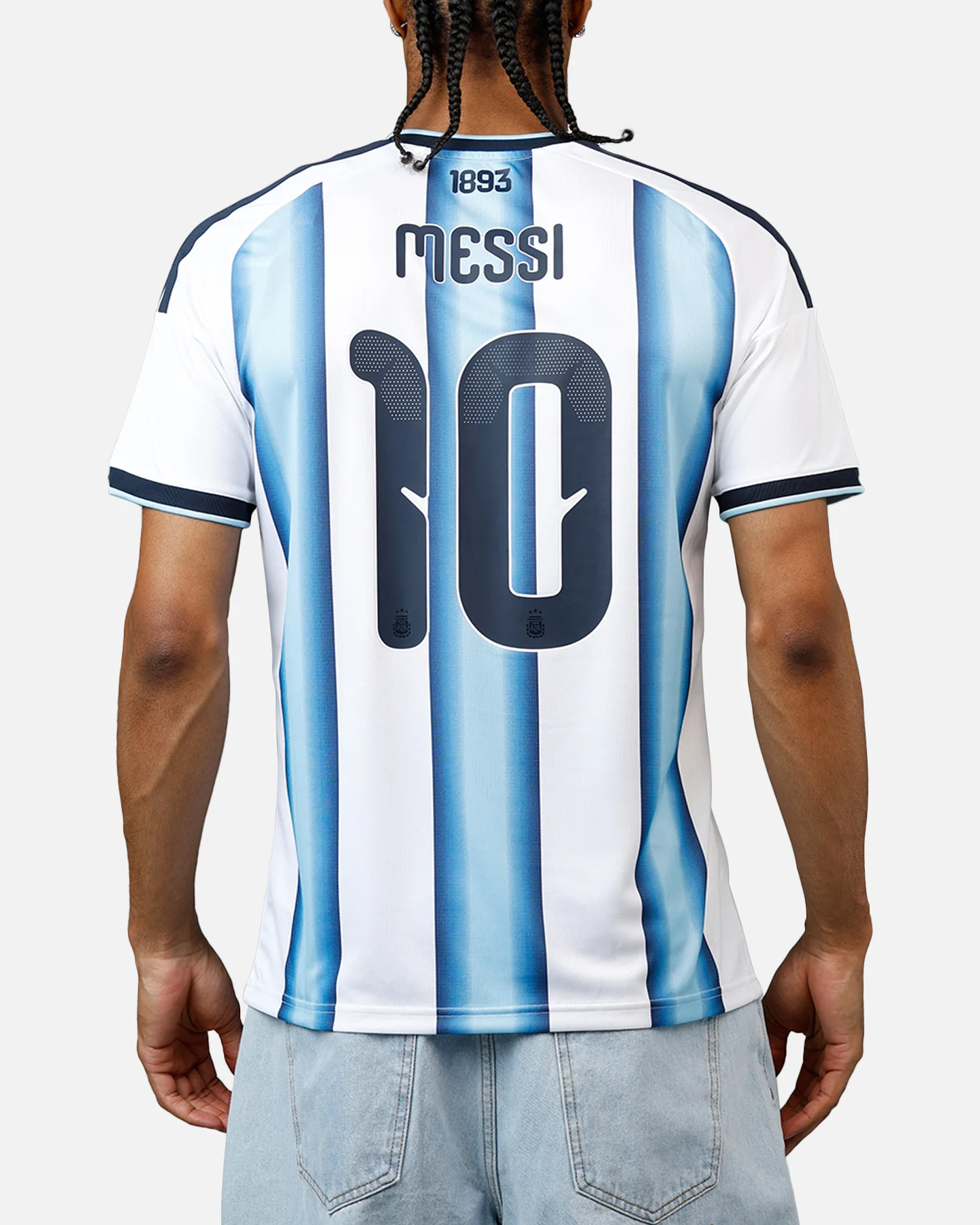Adidas Argentina Lionel Messi 26 Home Replica Jersey Black/Blue - Image 2