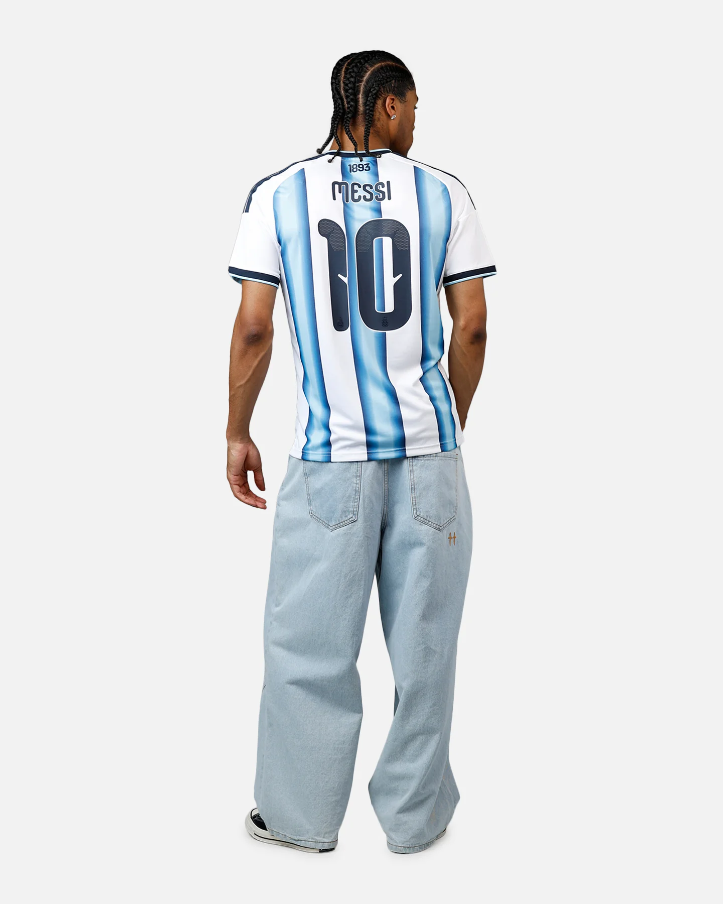 Adidas Argentina Lionel Messi 26 Home Replica Jersey Black/Blue - Image 6