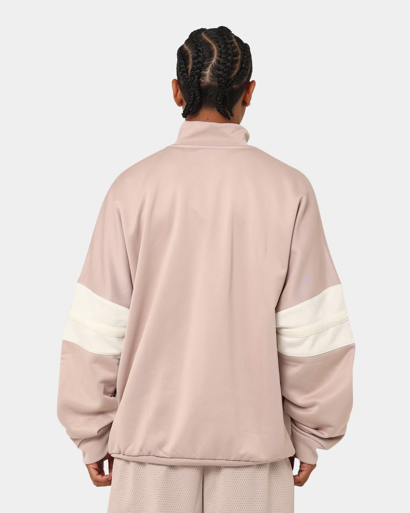 Adidas Basketball Warm Up Jacket Wonder Taupe/Off White - Image 5