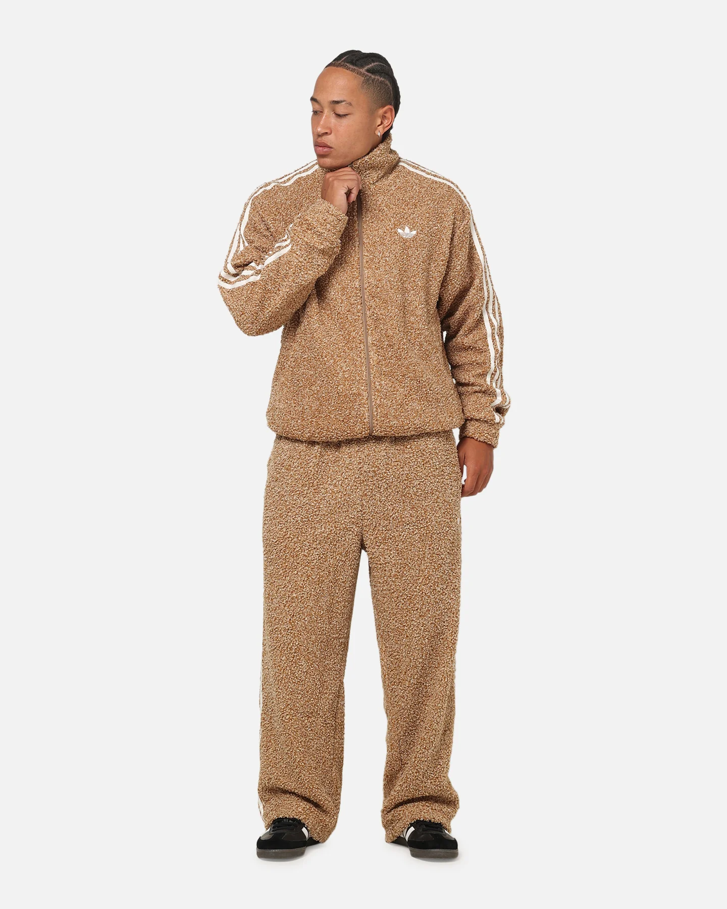 Adidas Boucle Firebird Track Pant Cardboard - Image 2