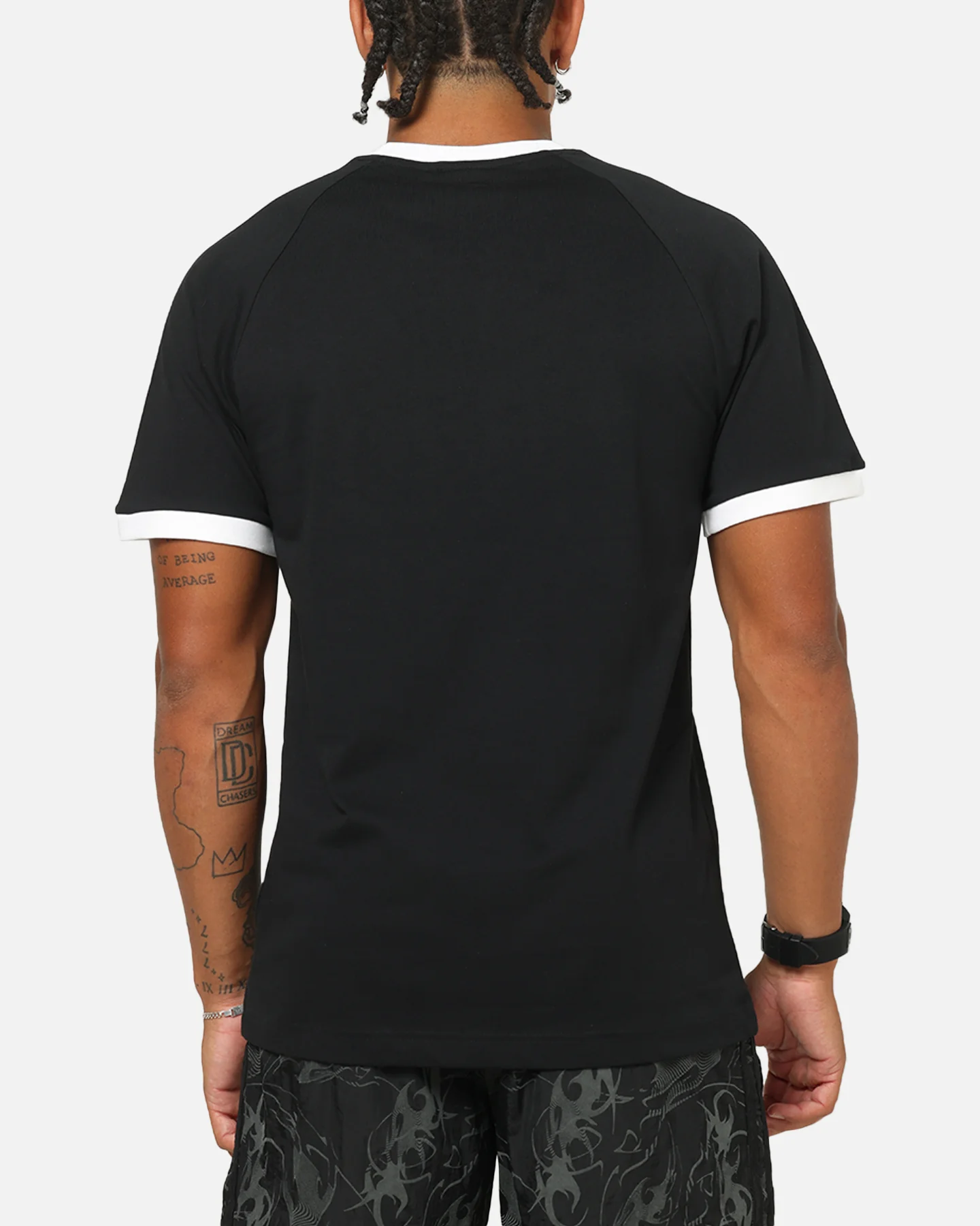 Adidas Classics 3-Stripes T-Shirt Black - Image 3