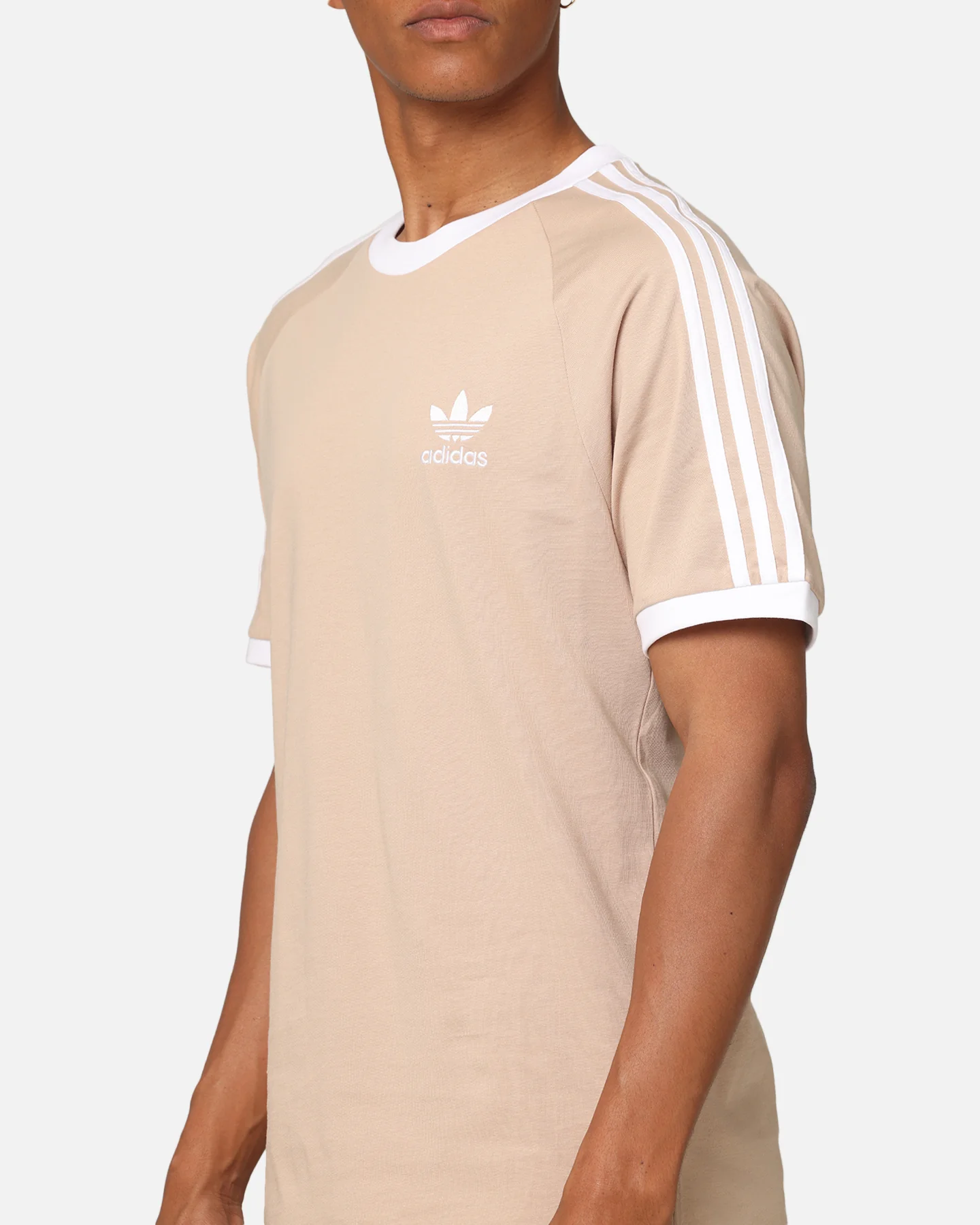Adidas Classics 3-Stripes T-Shirt Magic Beige - Image 6