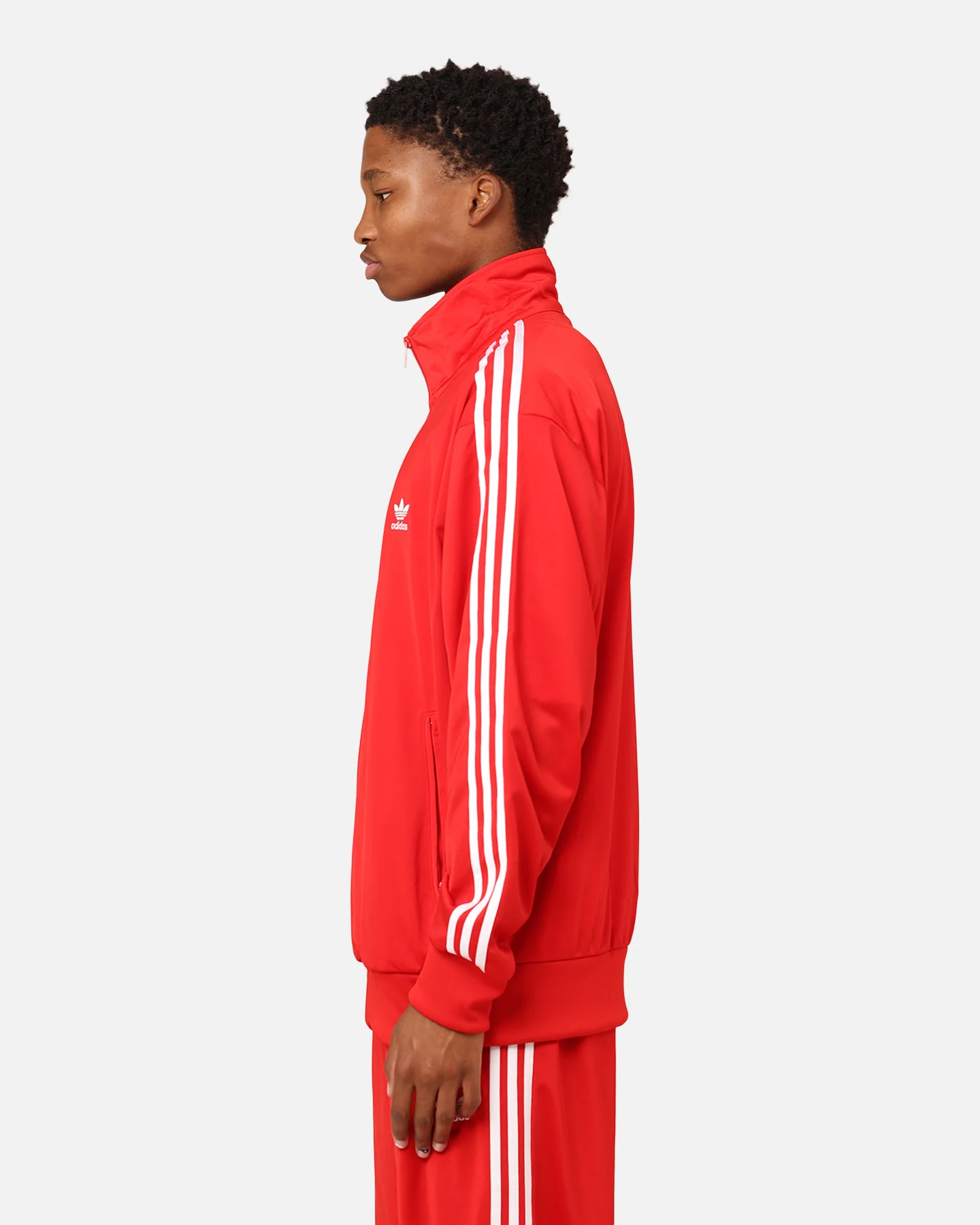 Adidas Classics Firebird Track Jacket Better Scarlet/White - Image 6