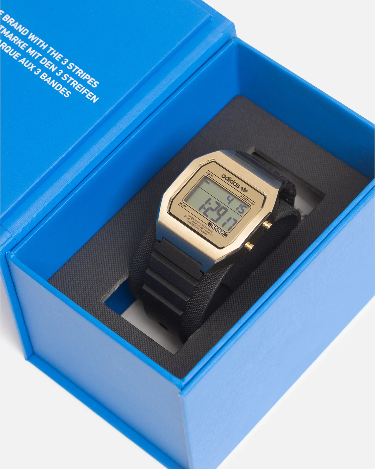 Adidas Digital Two Watch Black/Gold - Image 3