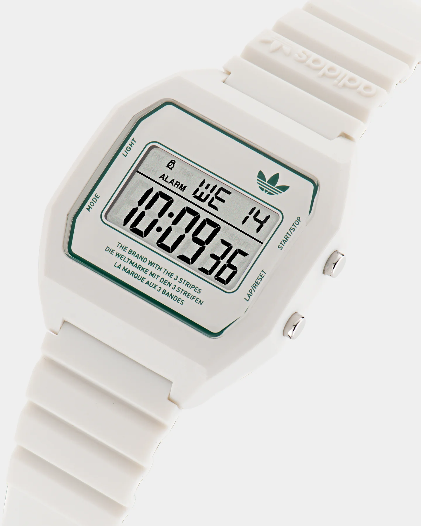 Adidas Digital Two Watch Silver/Green - Image 3