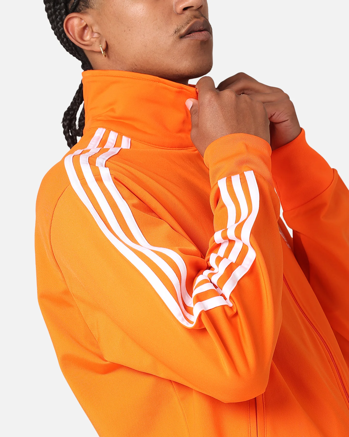 Adidas Firebird Track Jacket Orange - Image 7