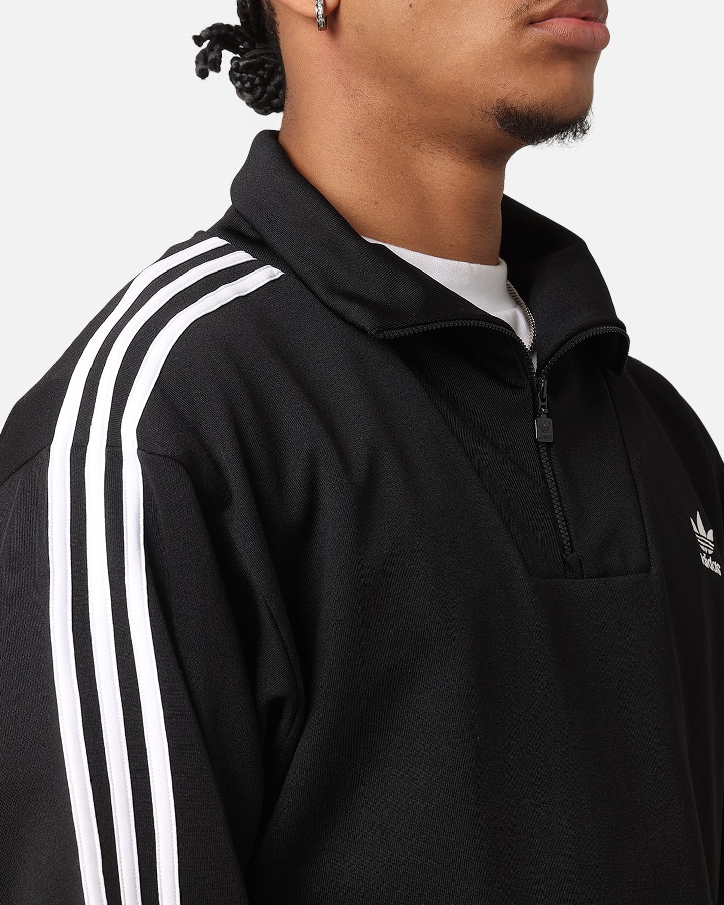 Adidas Funnel Neck Track Jacket Black - Image 6