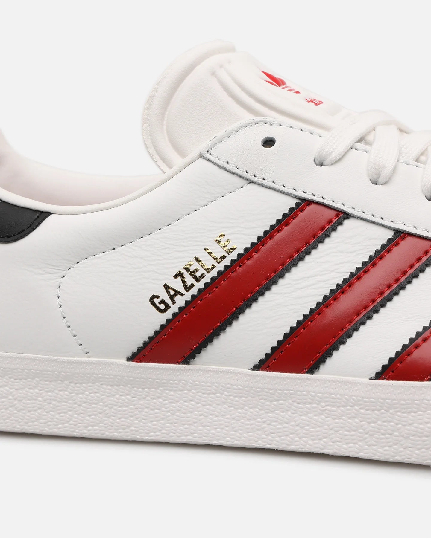 Adidas Gazelle White/Scarlet - Image 7