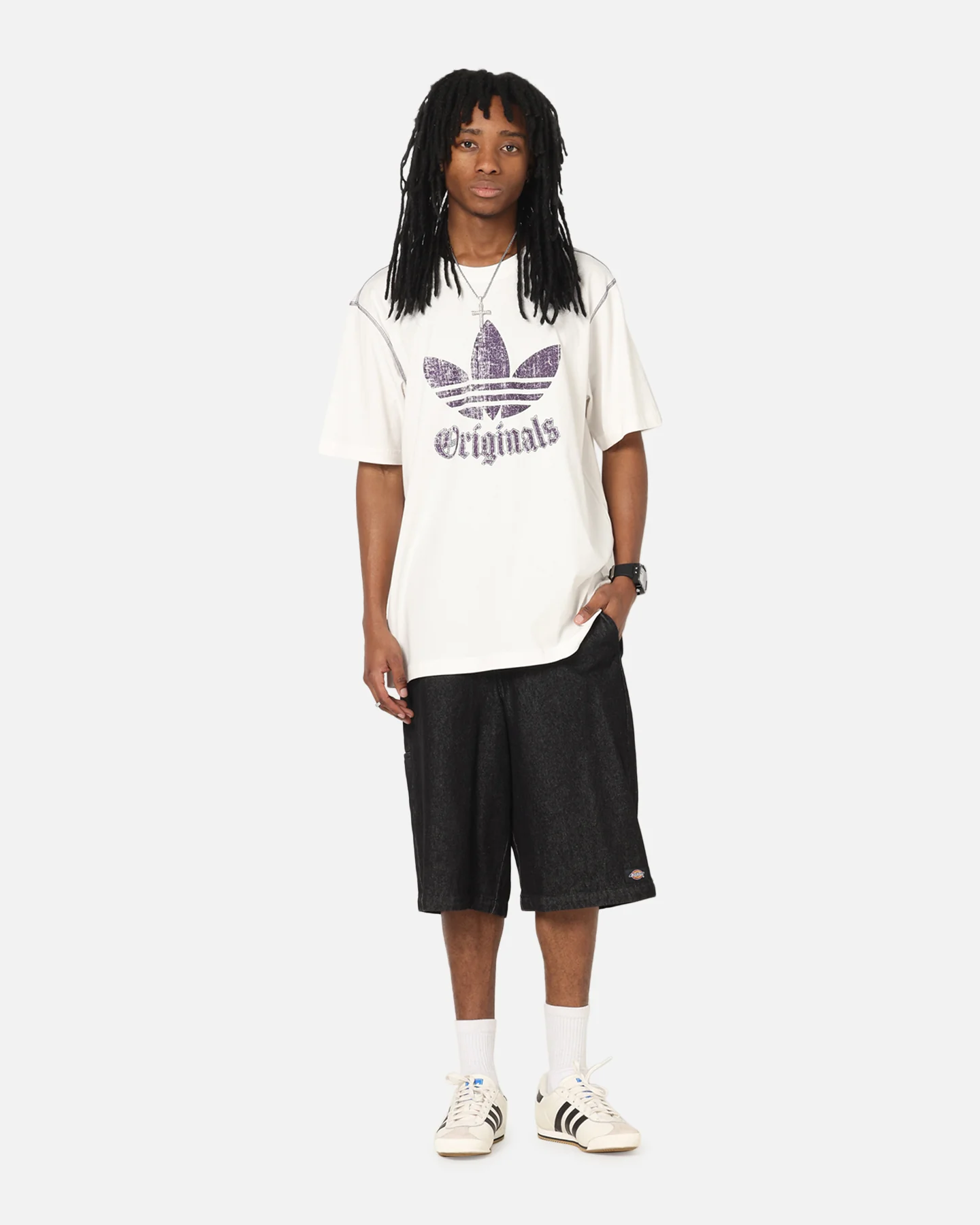 Adidas Graphic T-Shirt Cloud White - Image 2
