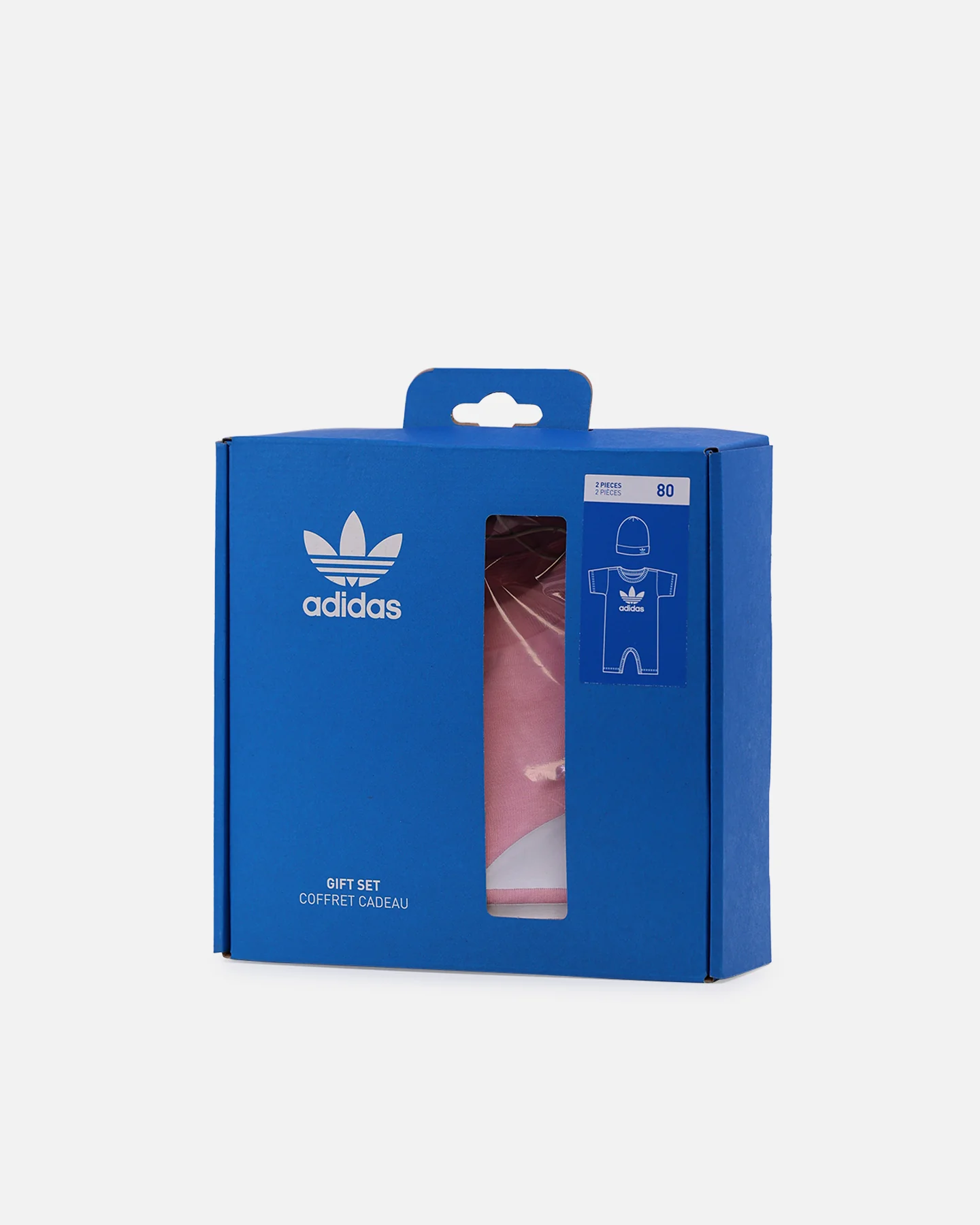 Adidas Infants' Jumpsuit and Beanie Gift Set True Pink - Image 5
