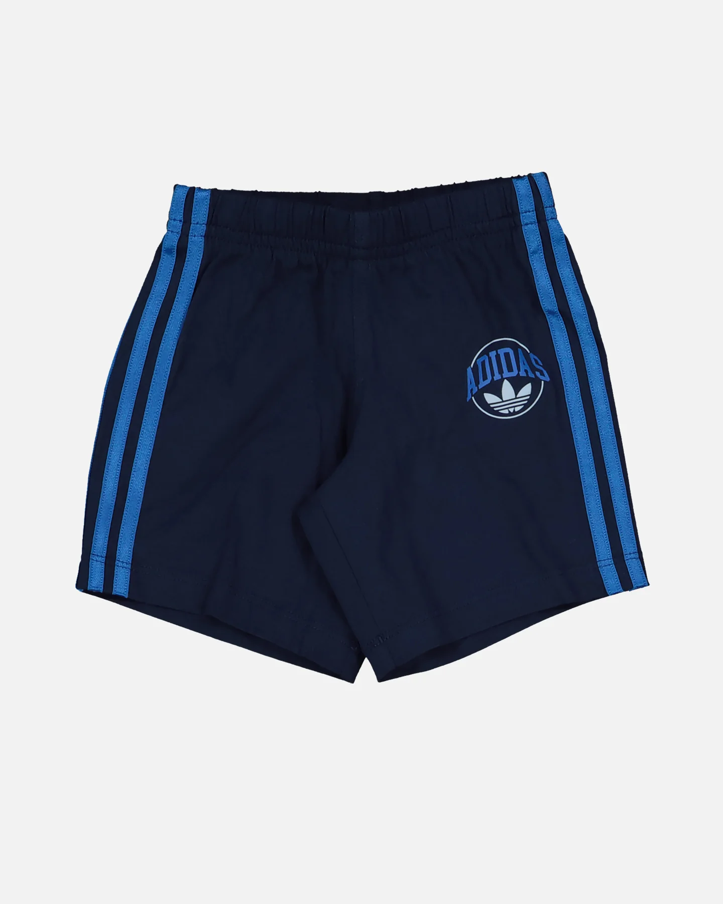 Adidas Infants' Short Tee Set White/Indigo - Image 4