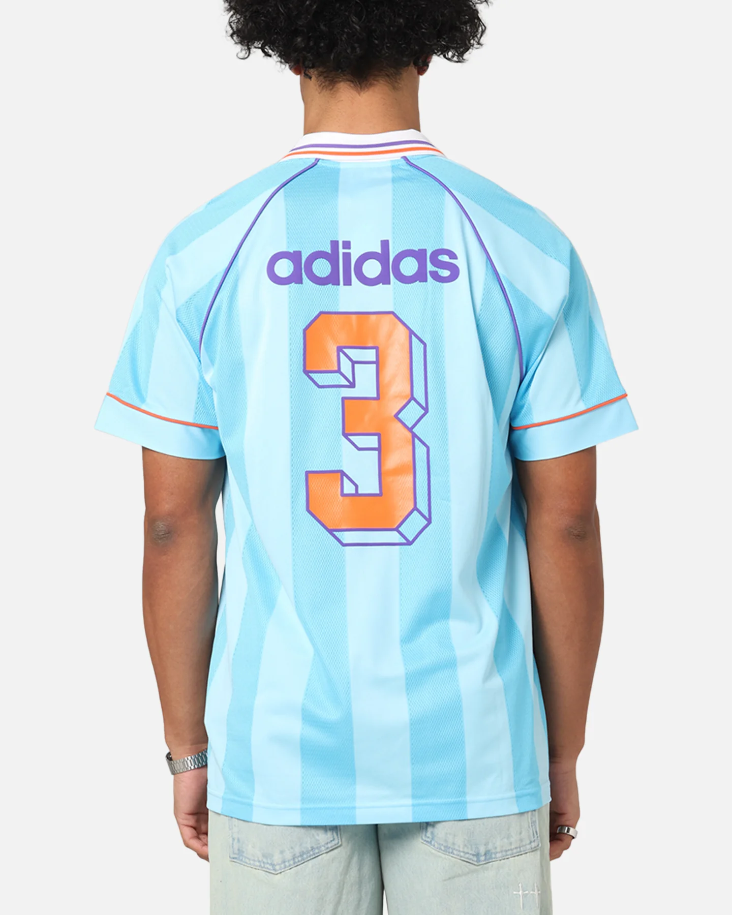 Adidas Jacquard Jersey Cyan - Image 2