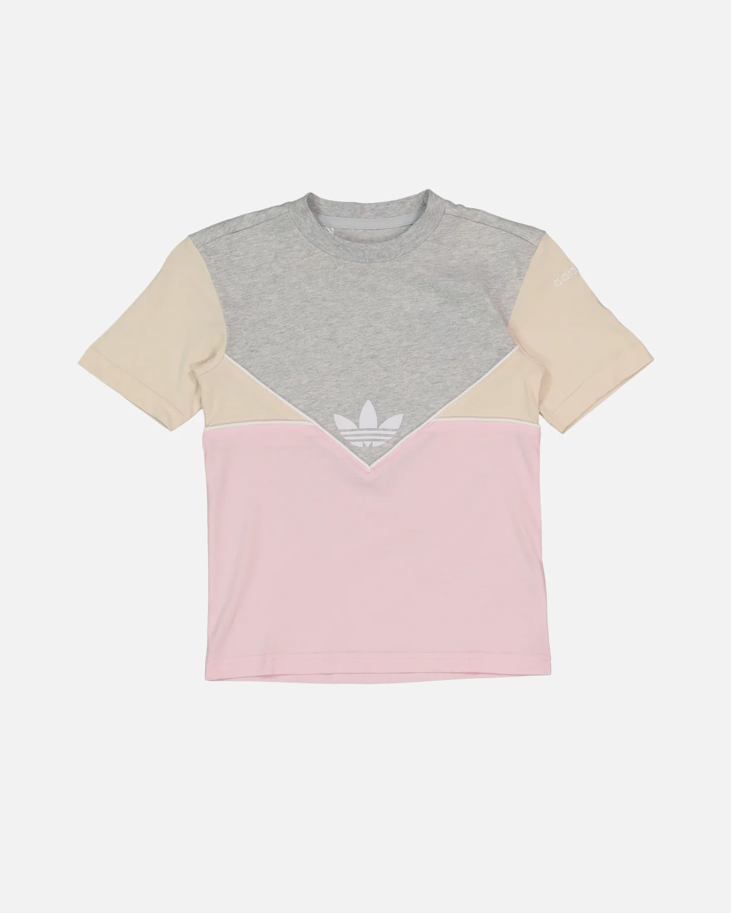 Adidas Kids' Adicolour Shorts and T-Shirt Set Clear Pink - Image 4