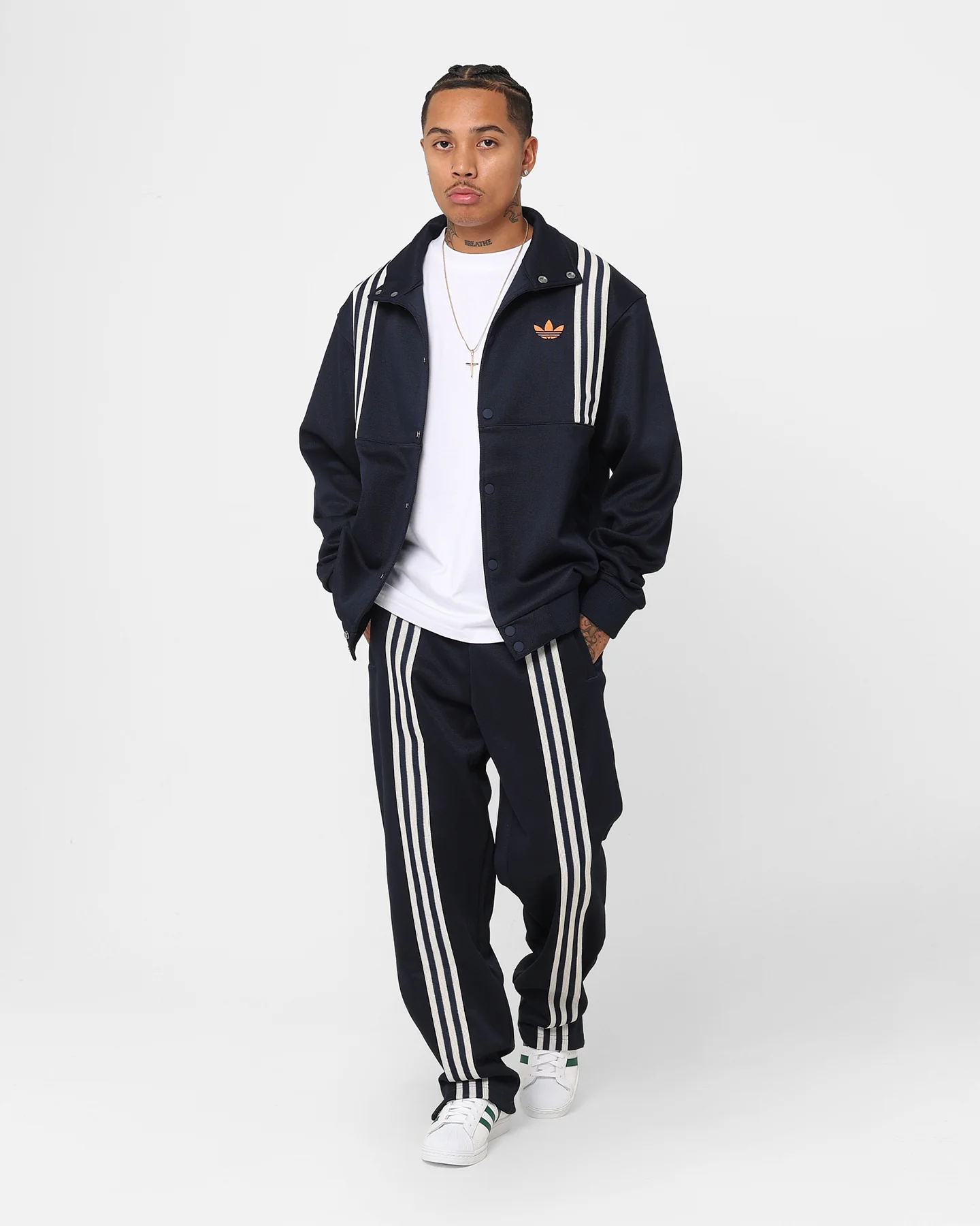 Adidas Adicolour King Track Pants Night Indigo - Image 4