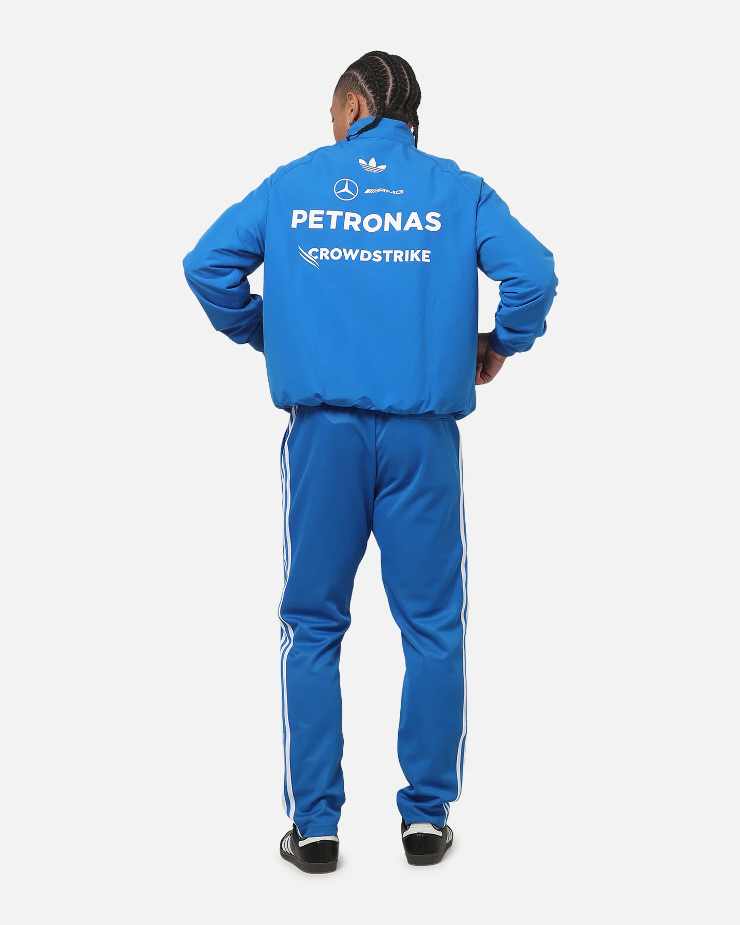 Adidas Mercedes-AMG Petronas Formula 1 Driver Jacket Blue - Image 4
