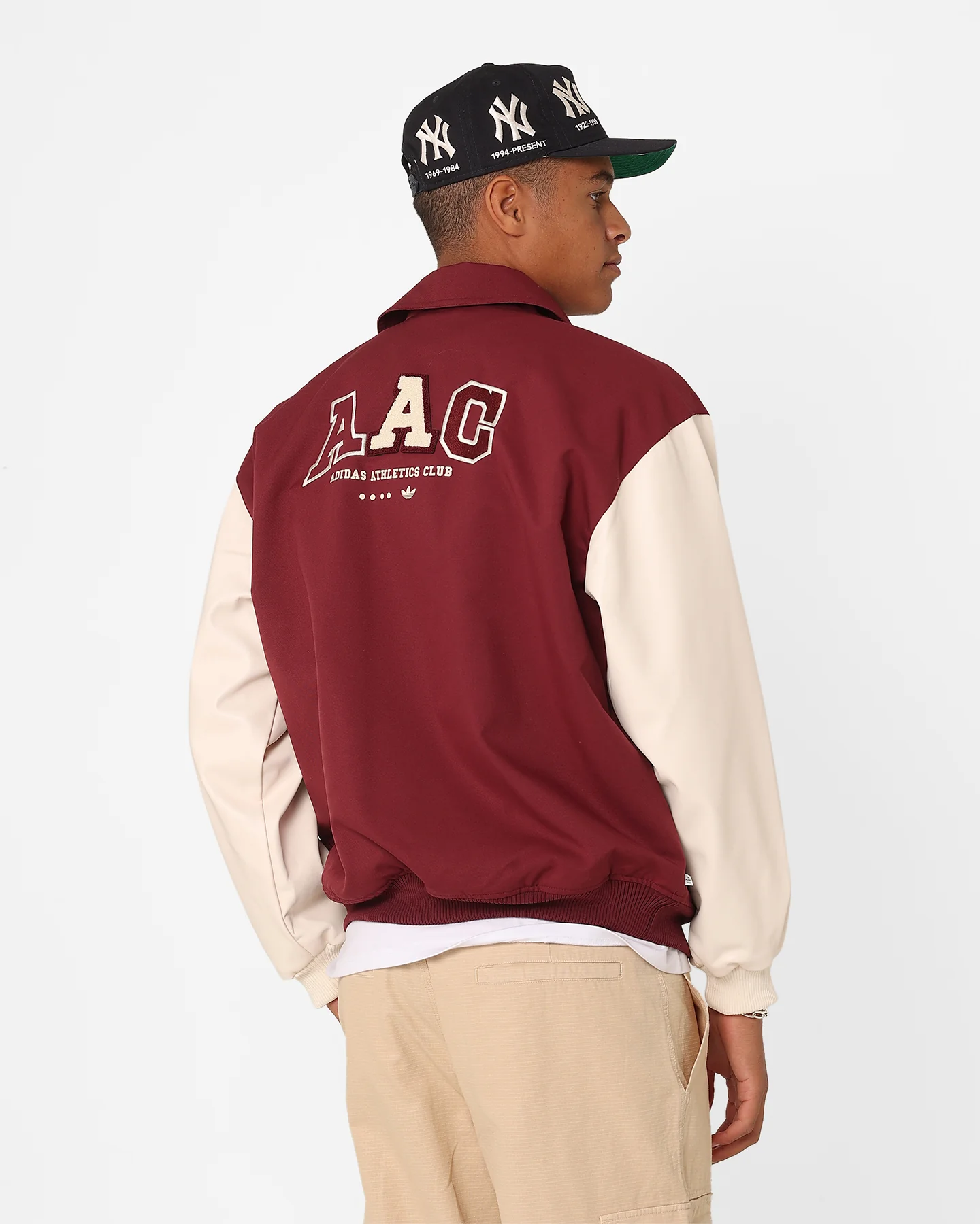 Adidas Metro Varsity Jacket Shadow Red - Image 2
