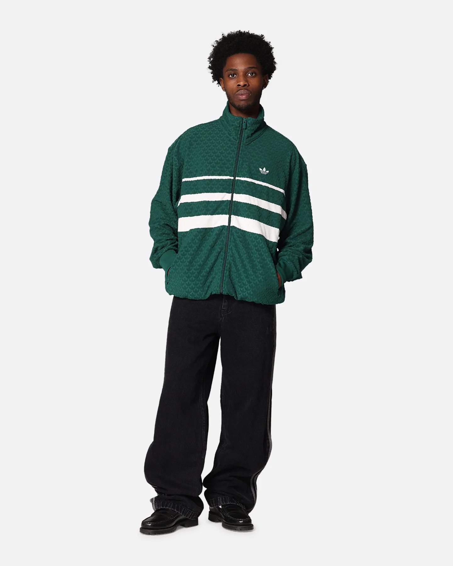 Adidas Monogram Track Top Jacket Green - Image 2