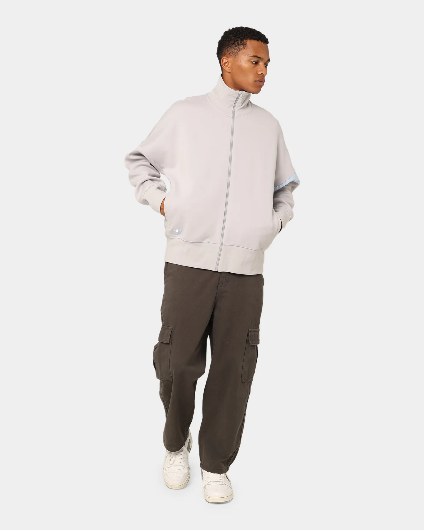 Adidas NeuClassics TT Jacket Grey Two - Image 2