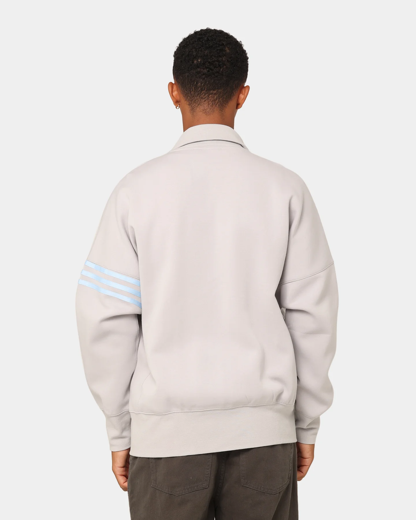 Adidas NeuClassics TT Jacket Grey Two - Image 4