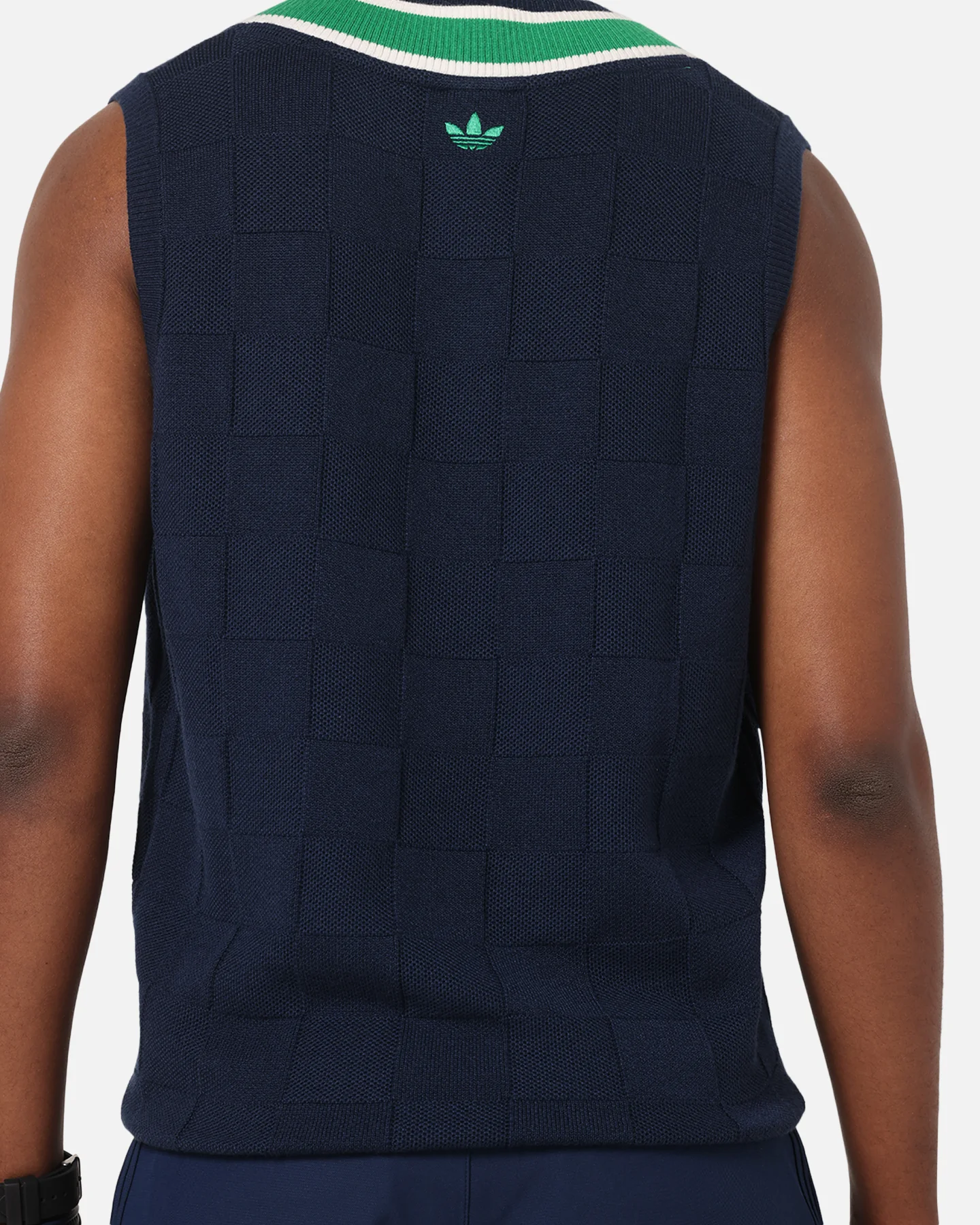 Adidas Originals Knit Vest Night Indigo - Image 3