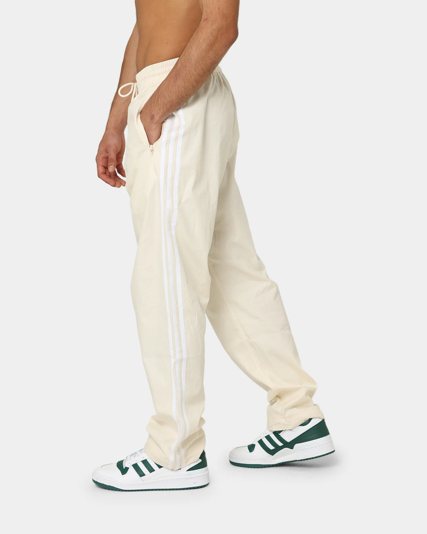 Adidas Originals Relaxed Work Pants Wonder White - Image 6