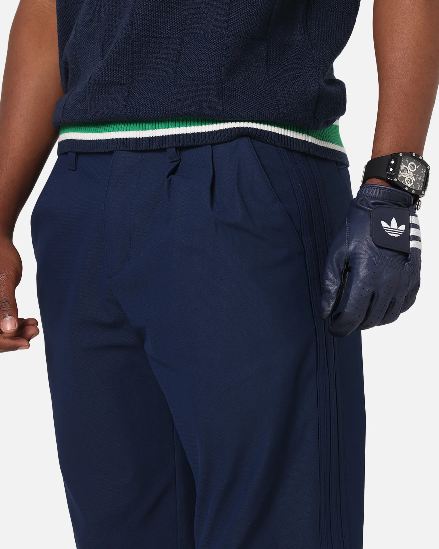 Adidas Originals Twistknit Pleated Pants Night Indigo - Image 3