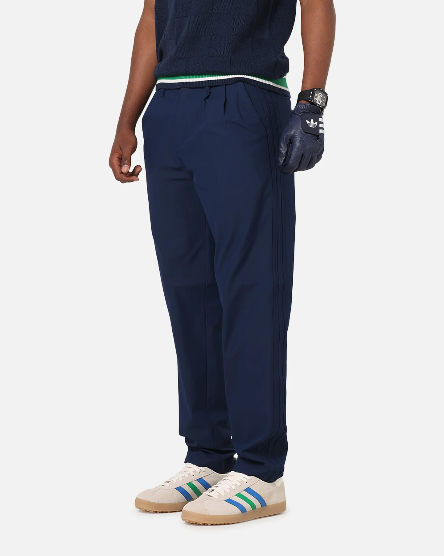 Adidas Originals Twistknit Pleated Pants Night Indigo - Image 5